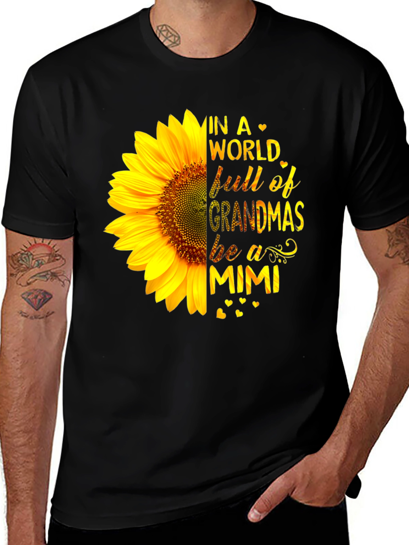 Variant 16 of Sunflower Mimi T-Shirt - Grandma Gift Idea