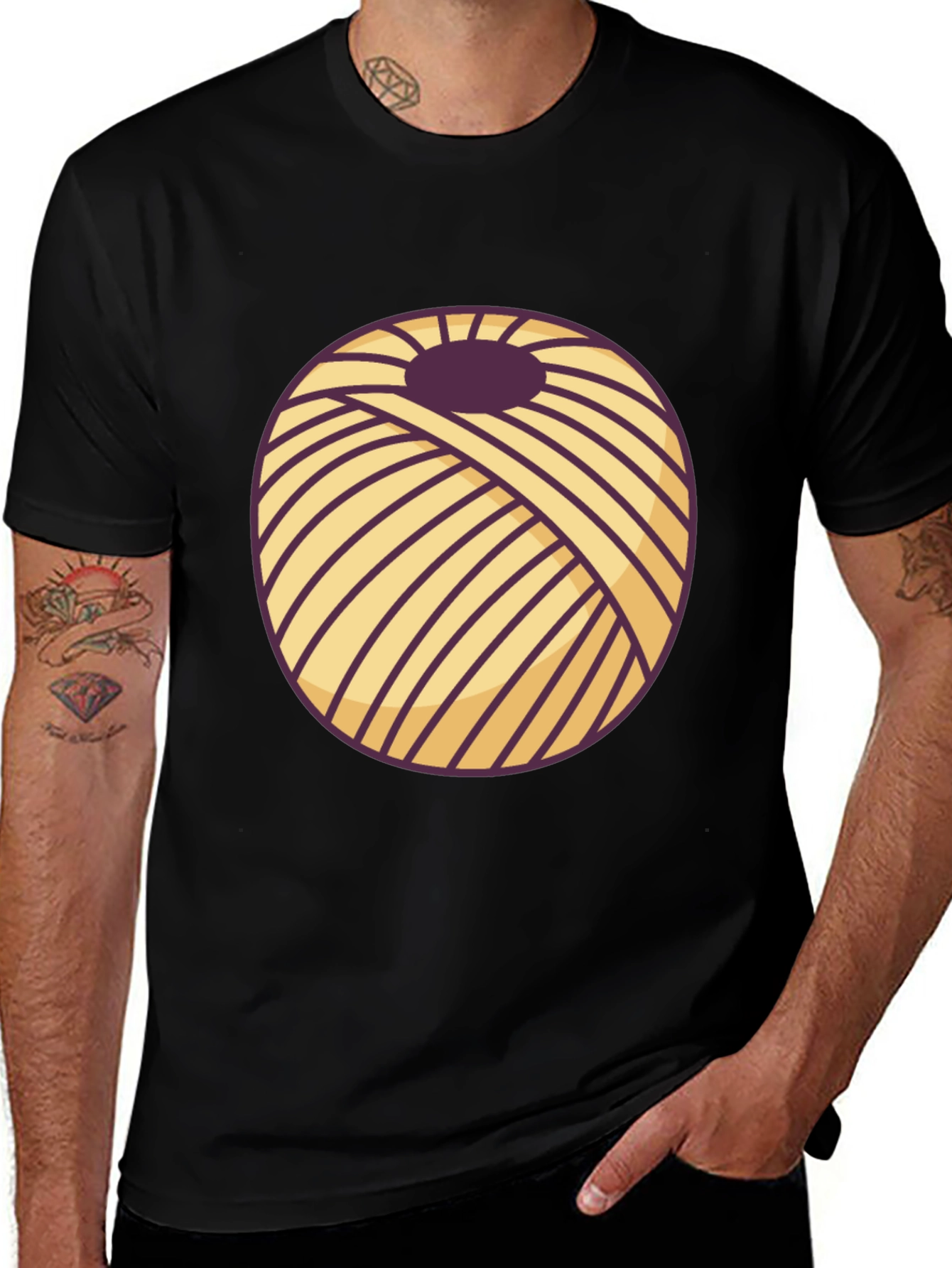 Variant 6 of Yarn Ball Graphic T-Shirt - Knitter's Delight