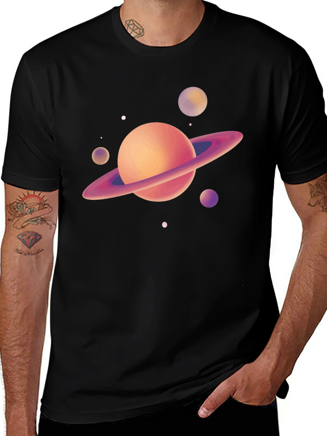 Variant 26 of Space Planet Graphic T-Shirt - Cool & Trendy
