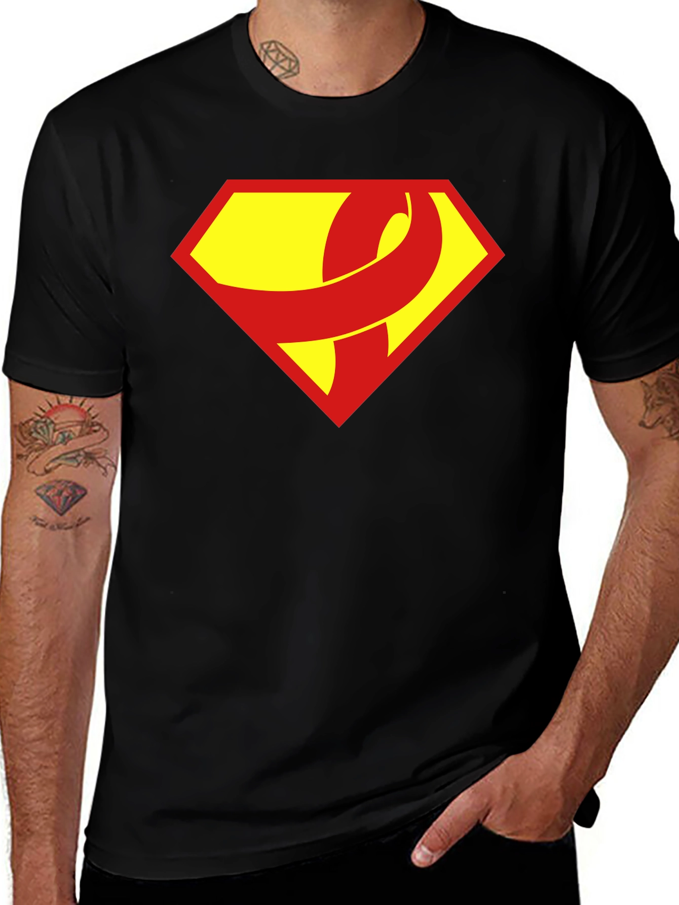 Variant 30 of Superman Ribbon Awareness T-Shirt