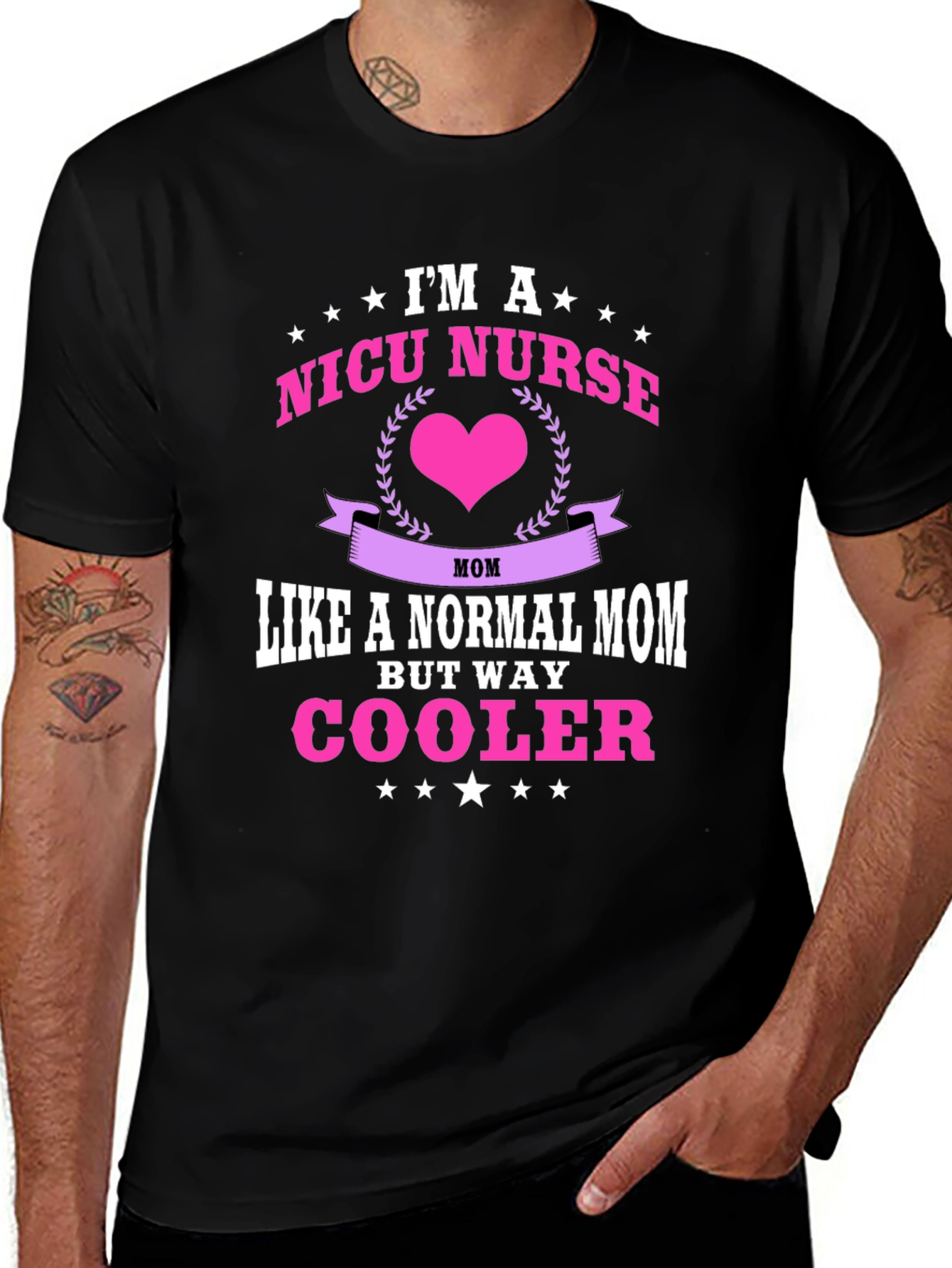 NICU Nurse Mom T-Shirt: Like a Normal Mom, But Way Cooler!