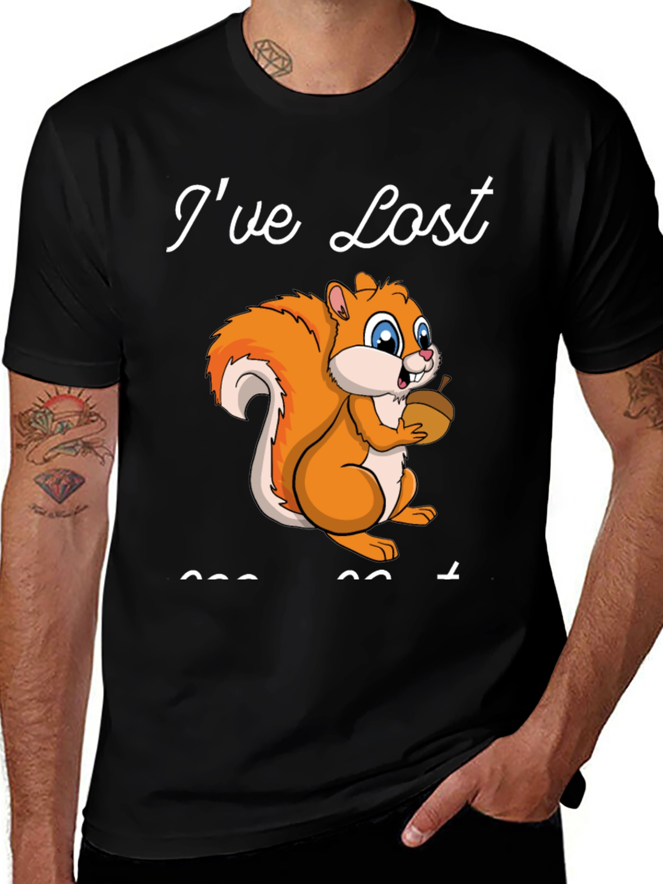 Variant 18 of I've Lost My Nut T-Shirt Funny Squirrel Tee
