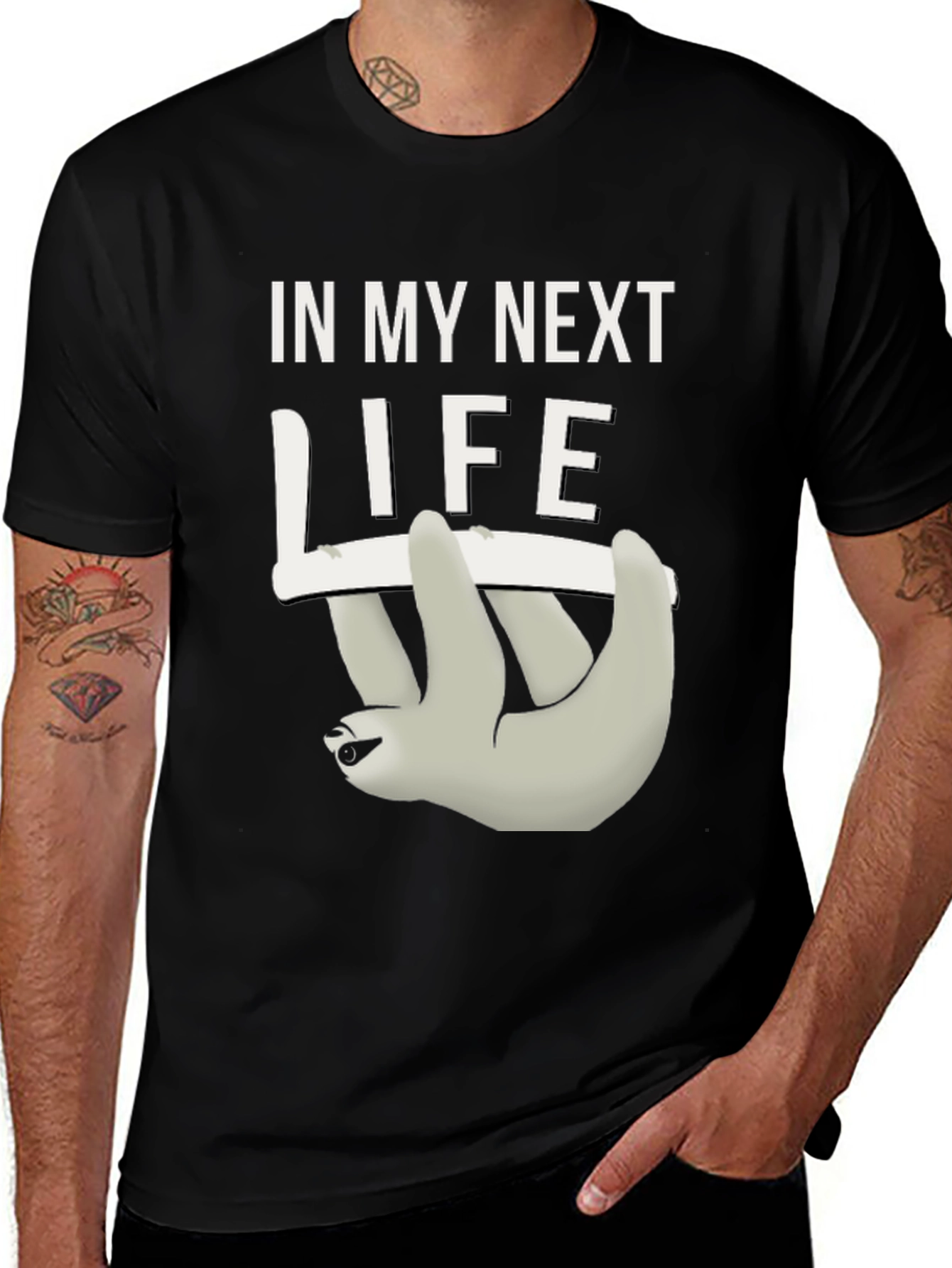 Variant 9 of In My Next Life Sloth T-Shirt