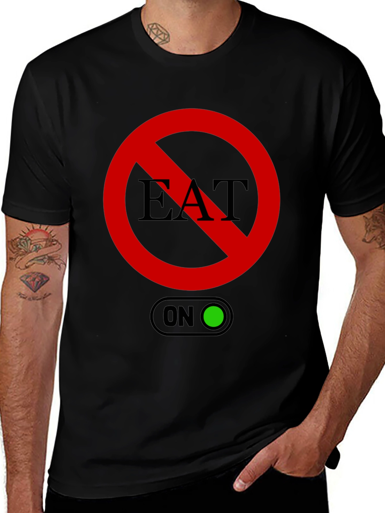 No Eating Allowed T-Shirt - Diet Mode Activated