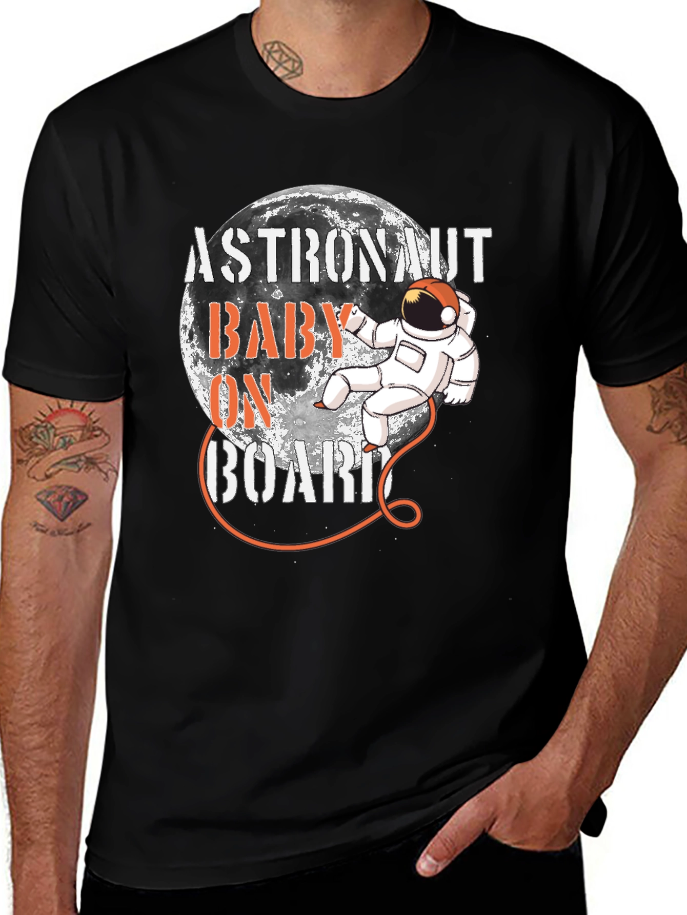 Variant 24 of Astronaut Baby On Board Graphic T-Shirt