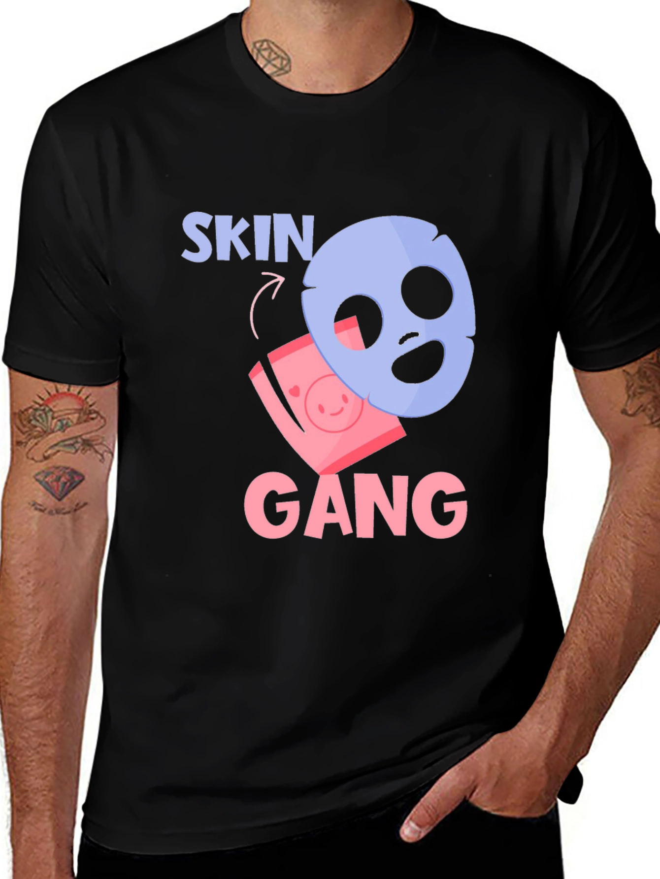 Variant 16 of Skin Gang T-Shirt - Funny Beauty Mask Tee