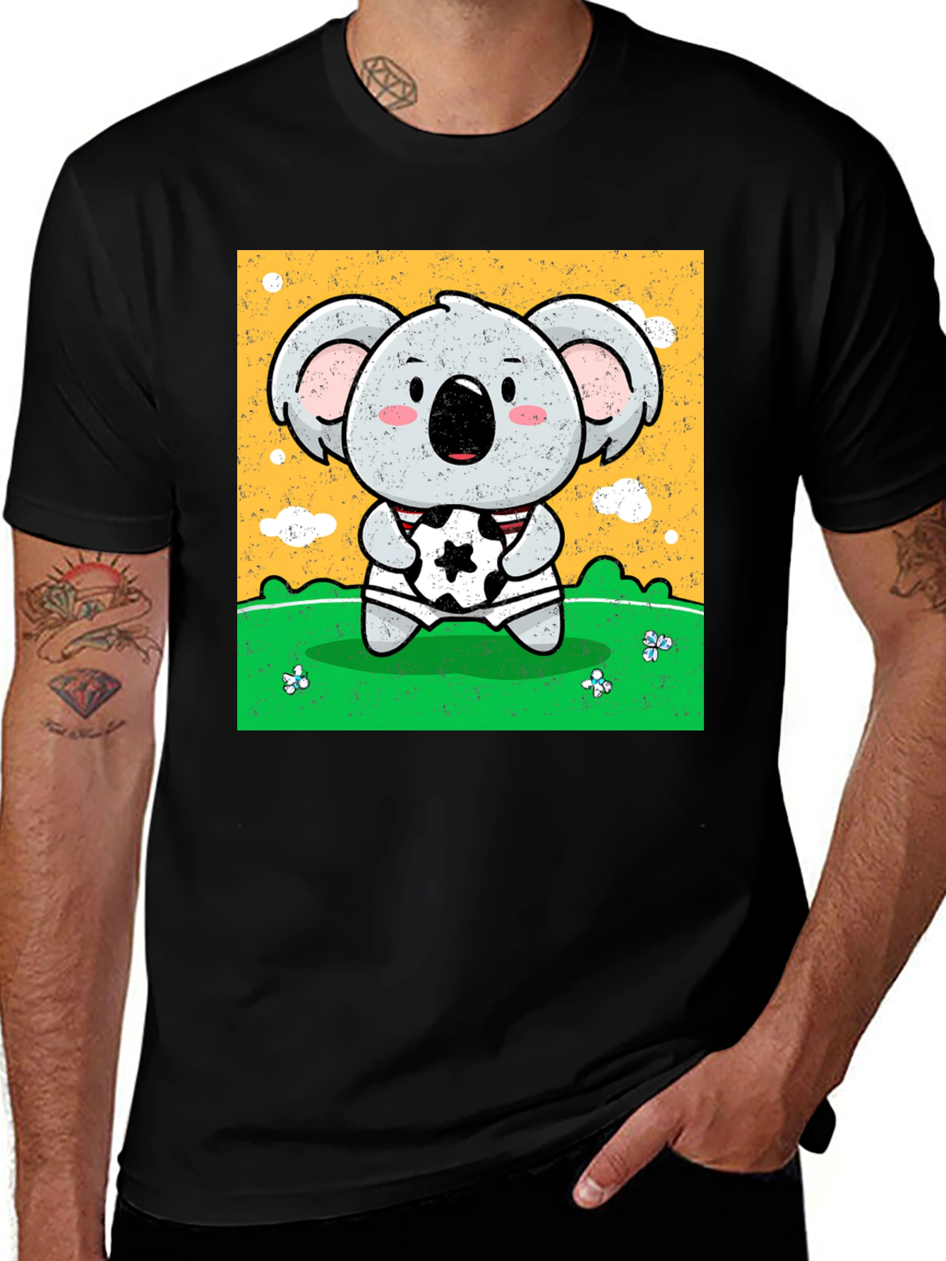Variant 30 of Cute Koala Soccer T-Shirt
