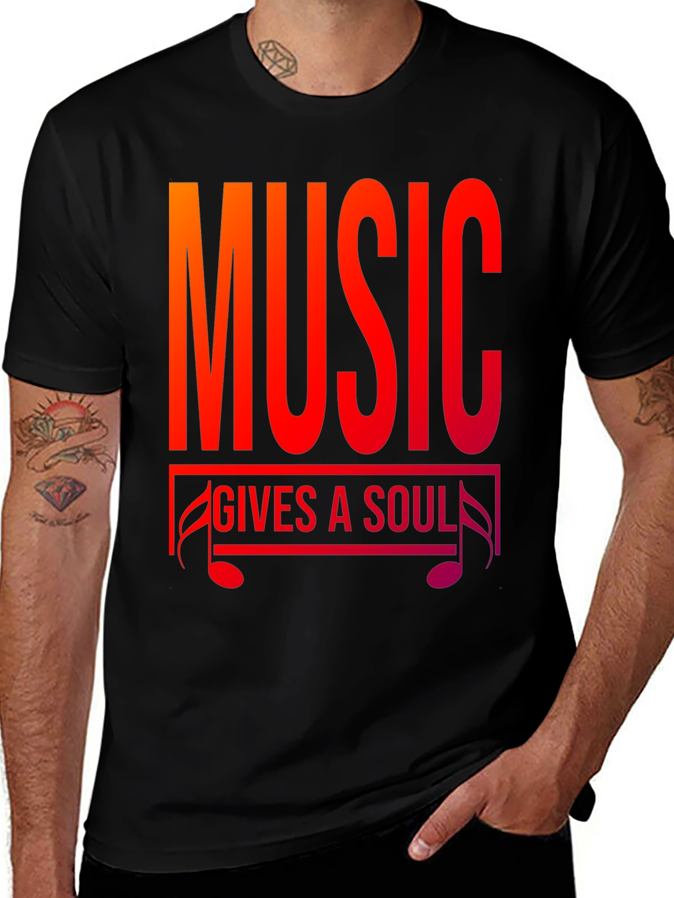 Variant 9 of Music Gives A Soul T-Shirt