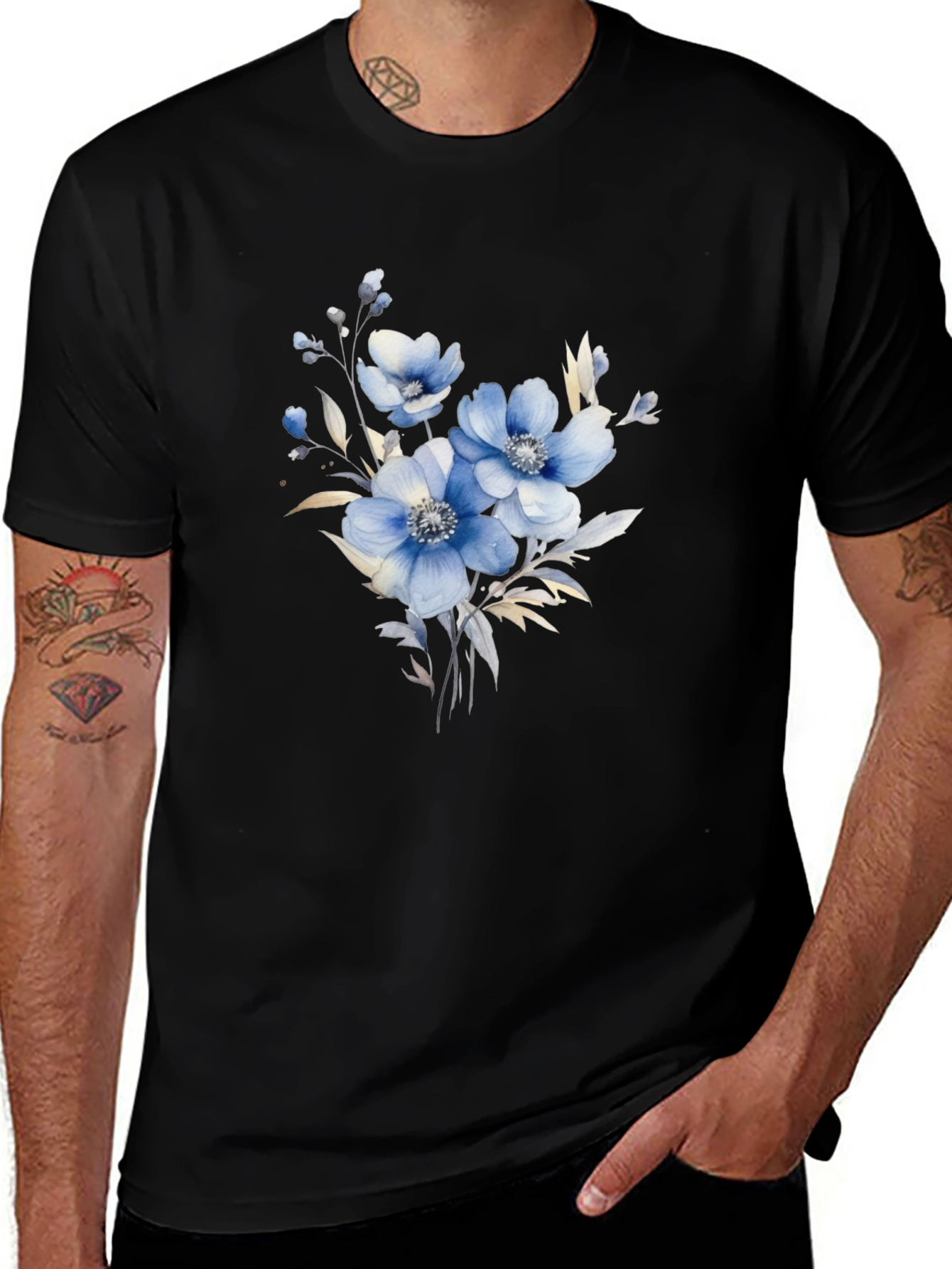 Variant 15 of Floral Print T-Shirt