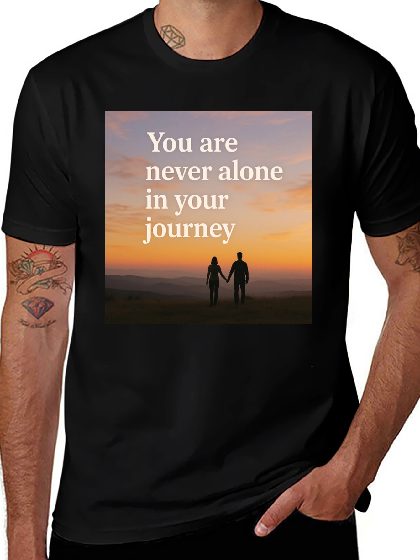 Variant 7 of Inspirational Journey Graphic T-Shirt