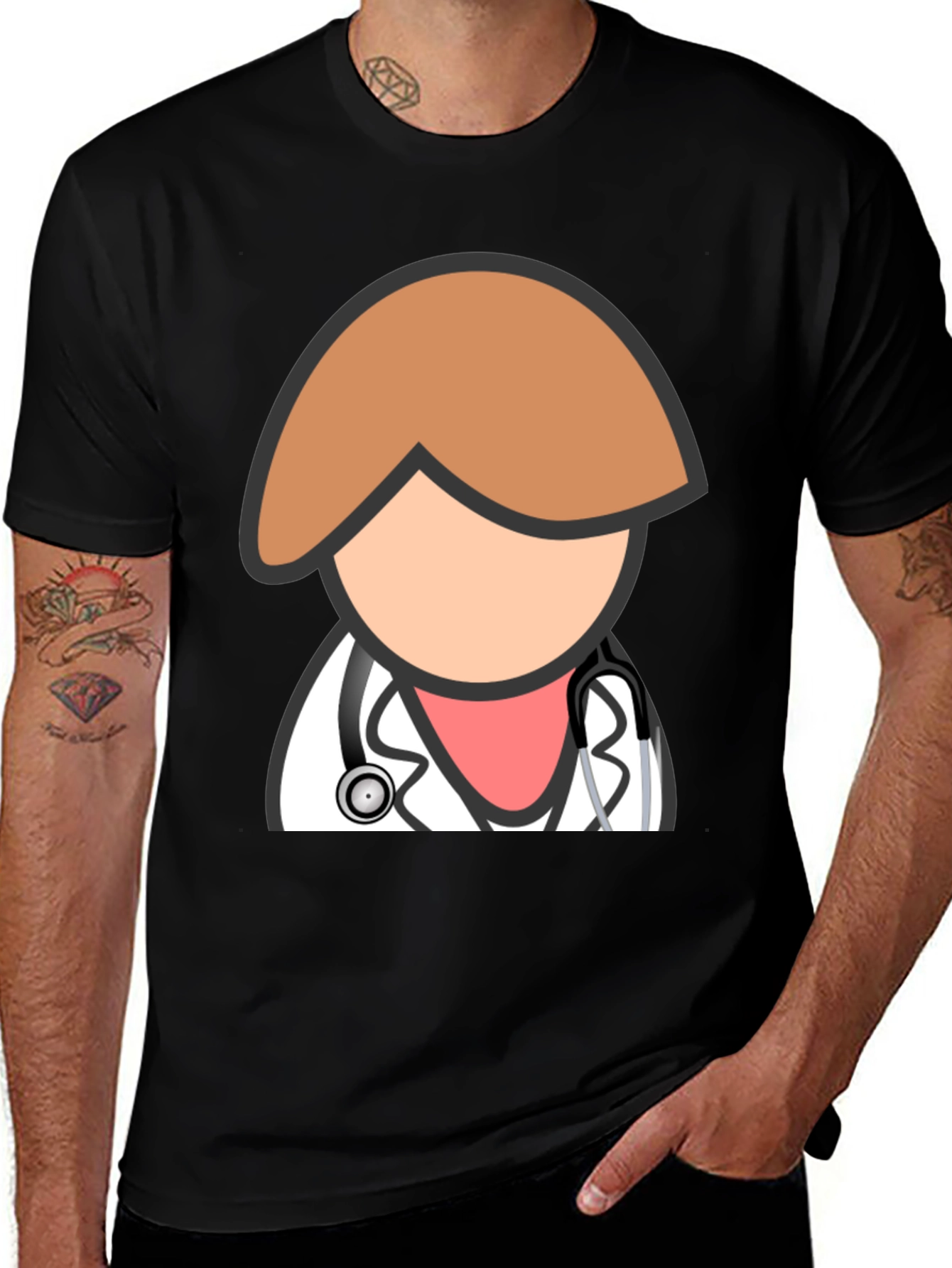 Variant 22 of Doctor Cartoon Graphic T-Shirt