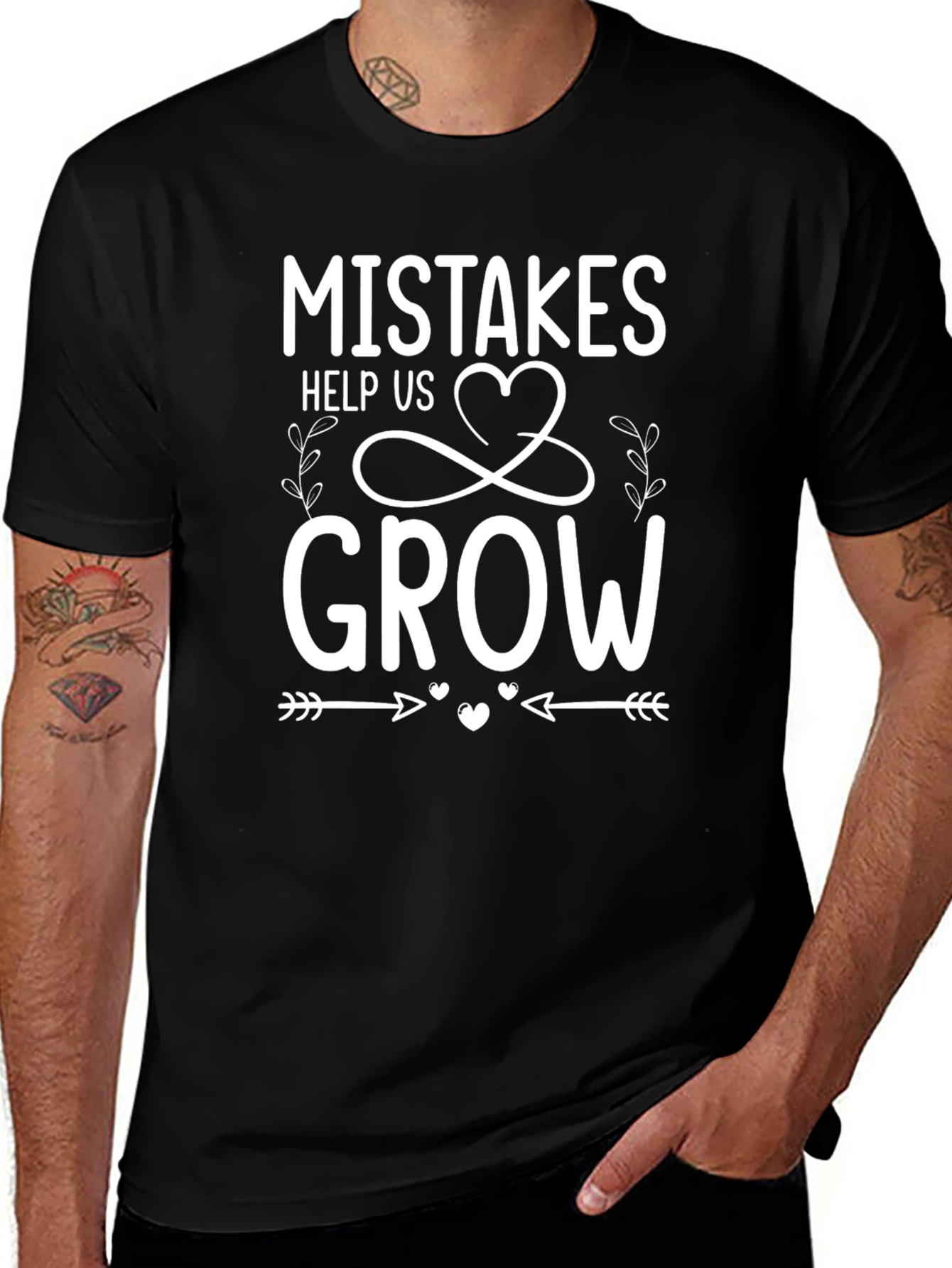 Variant 14 of Mistakes Help Us Grow Graphic T-Shirt