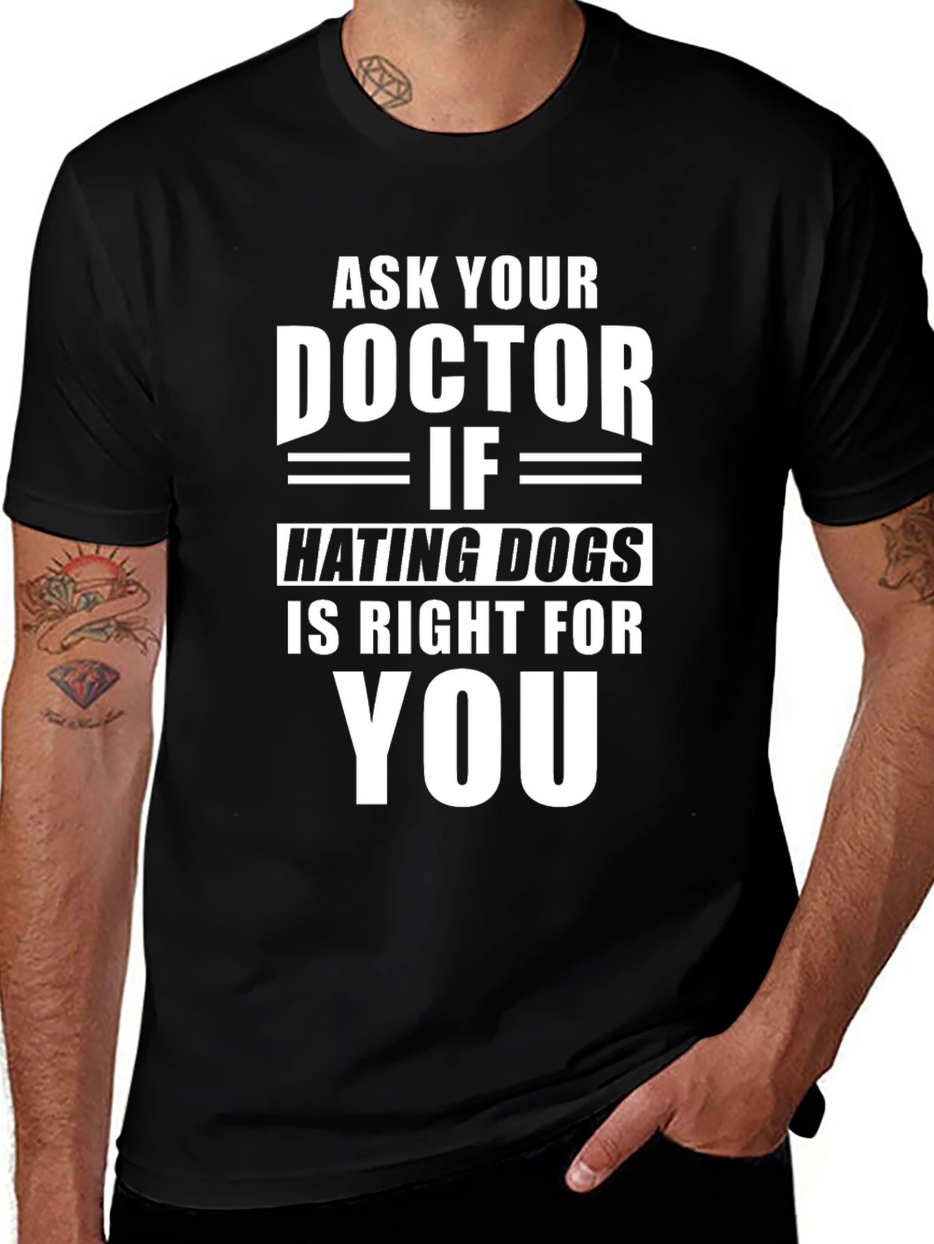 Variant 13 of Ask Your Doctor Hating Dogs T-Shirt