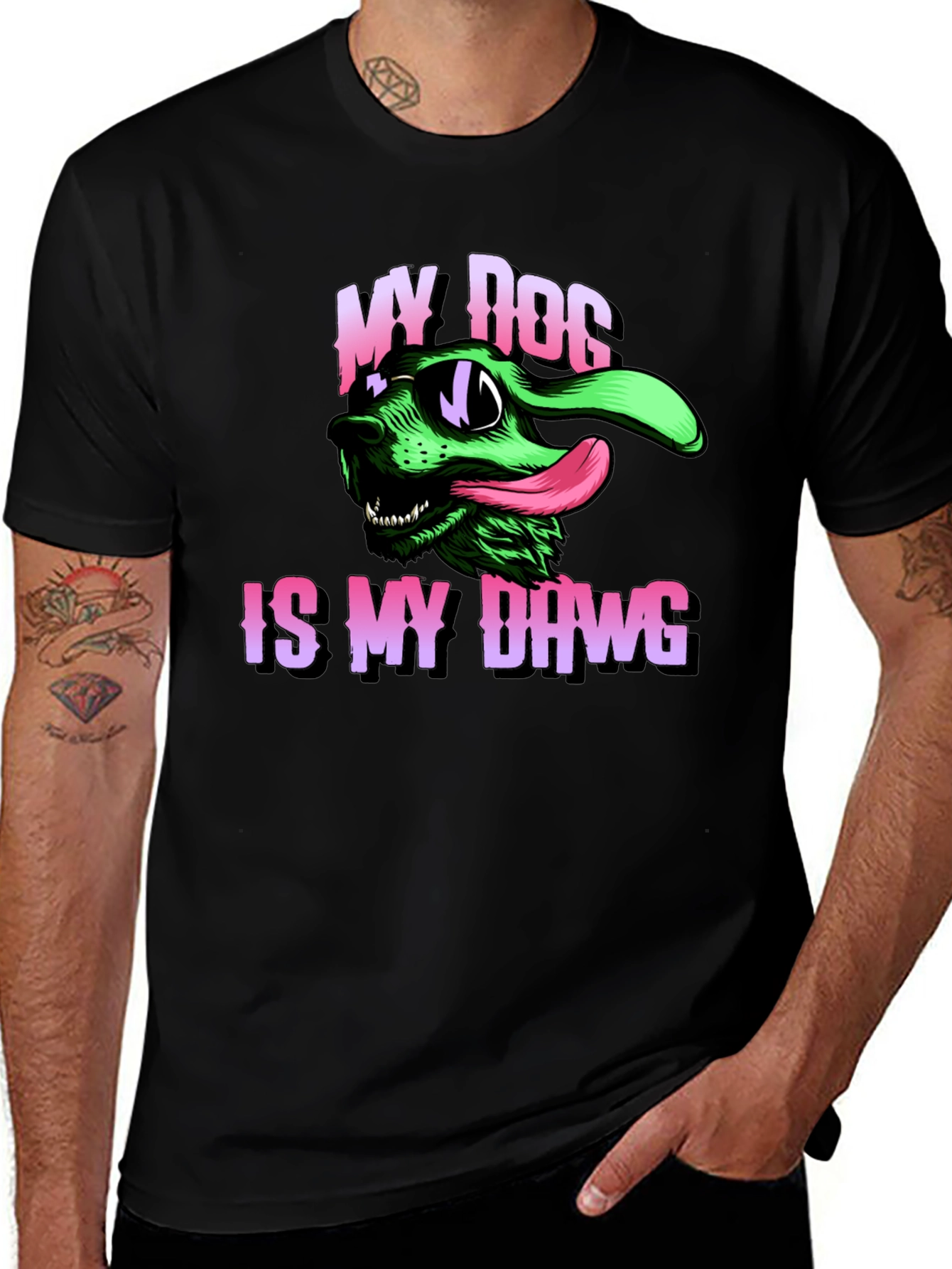 Variant 20 of My Dog Is My Dawg T-Shirt Funny Pet Lover Tee