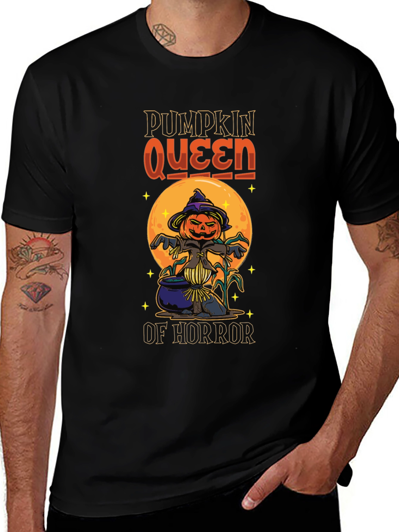 Pumpkin Queen of Horror T-Shirt Halloween