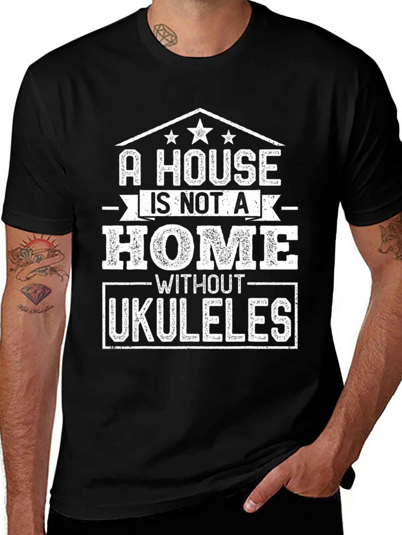 Variant 16 of A House Is Not A Home Without Ukuleles T-Shirt