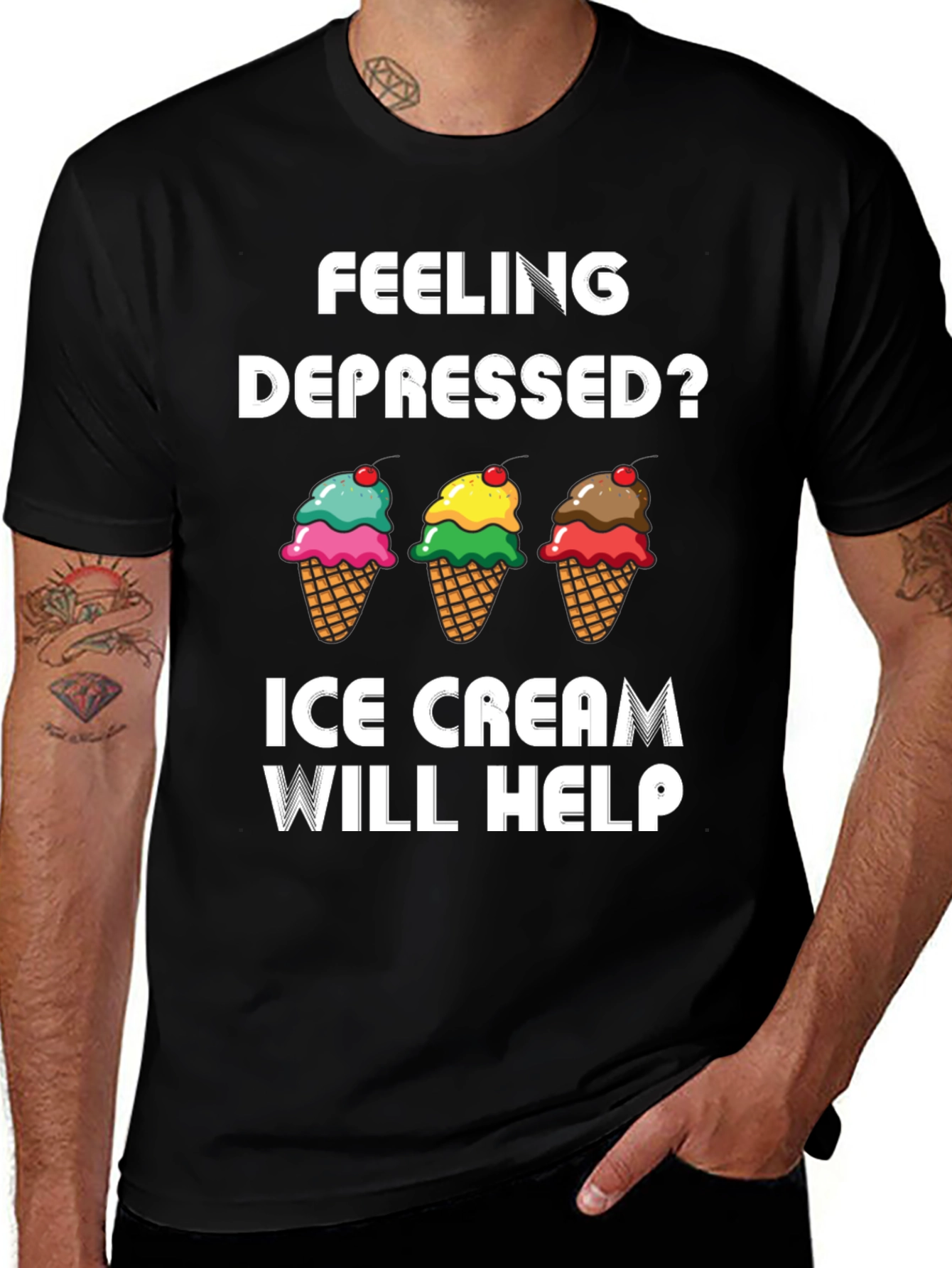 Ice Cream Will Help T-Shirt