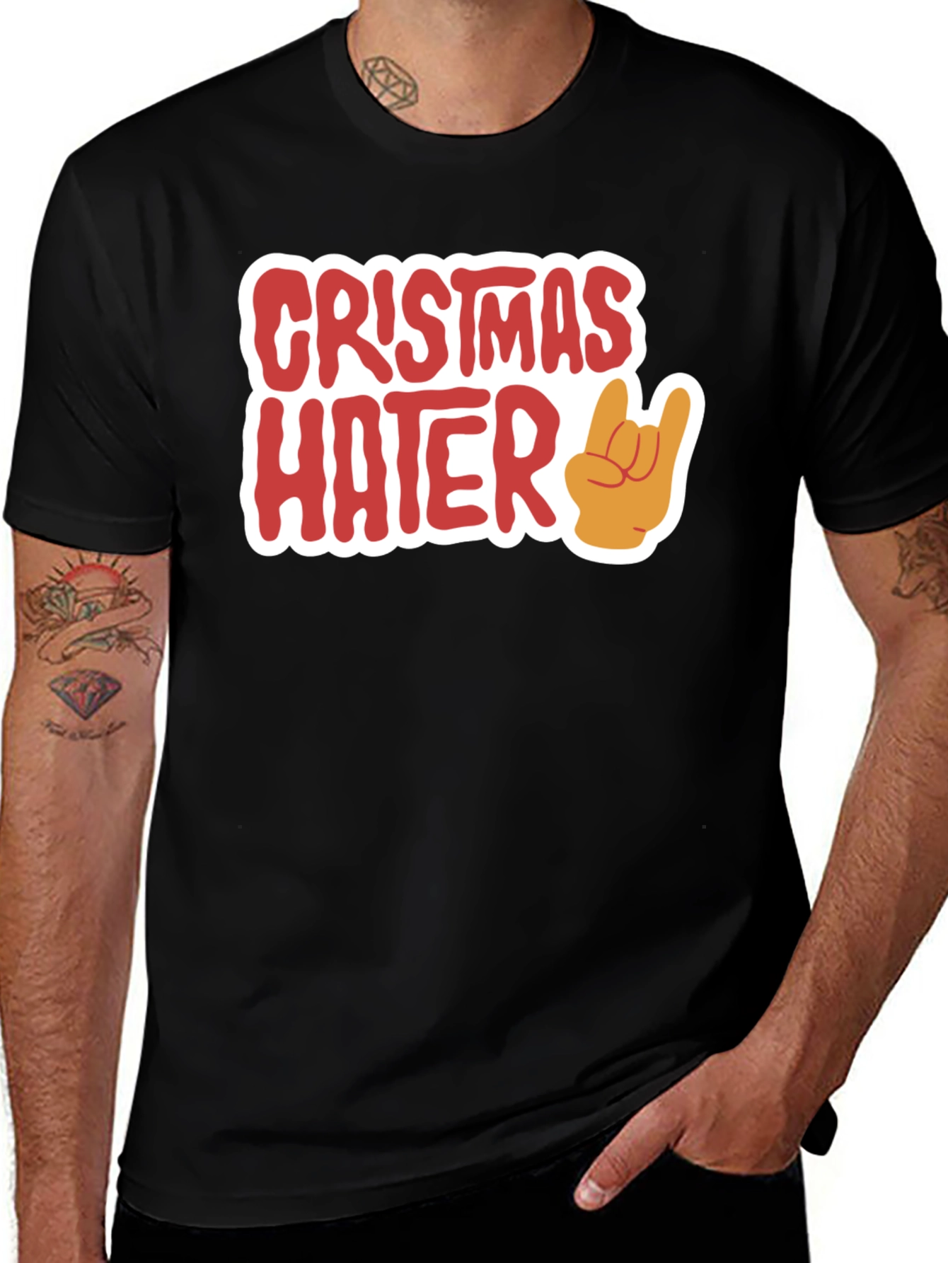 Christmas Hater Graphic Tee - Holiday Humor