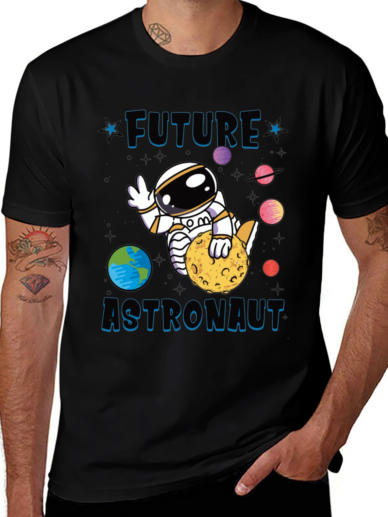 Variant 8 of Future Astronaut T-Shirt - Space Explorer Tee