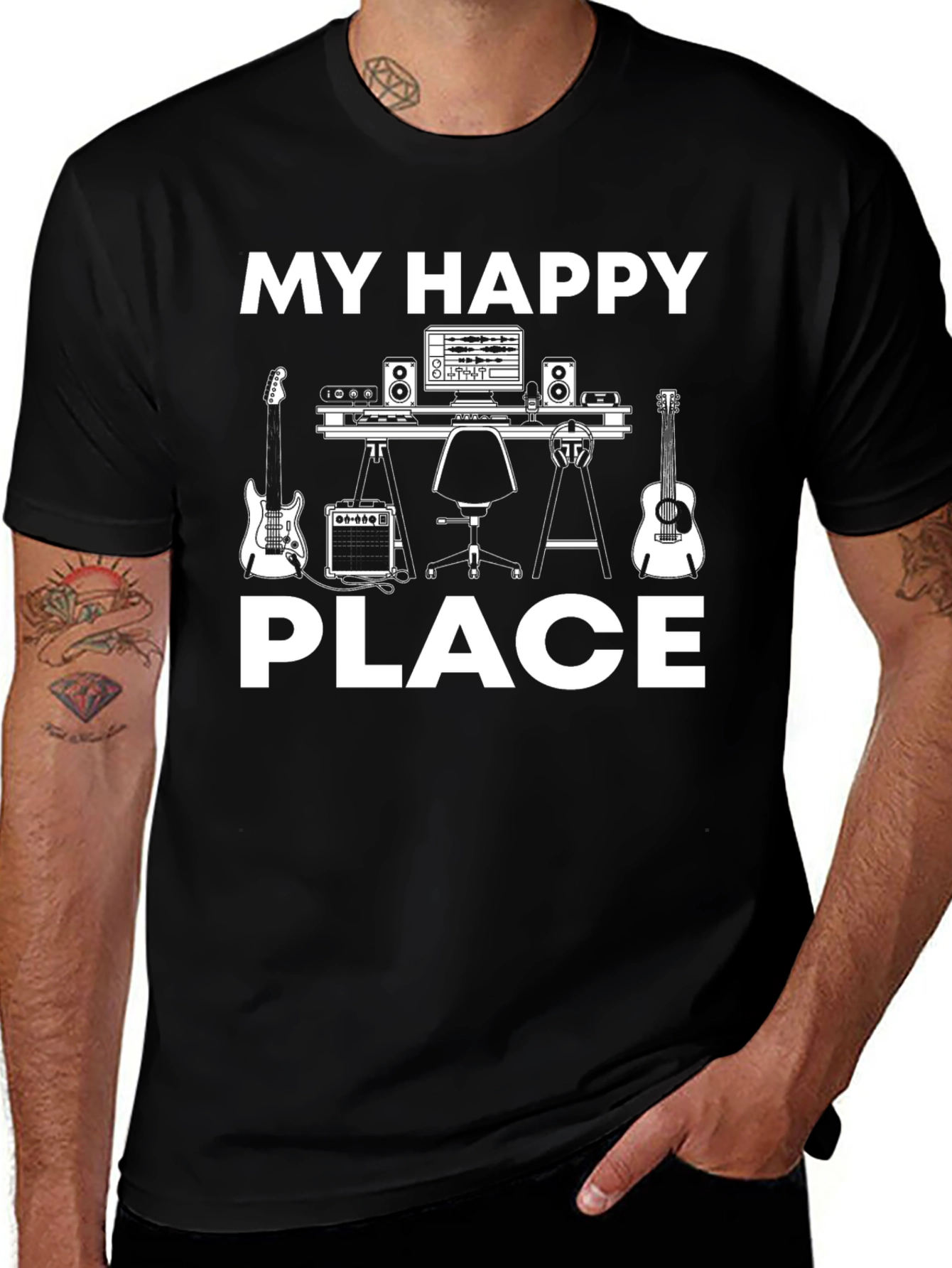 Variant 18 of My Happy Place Music Studio T-Shirt