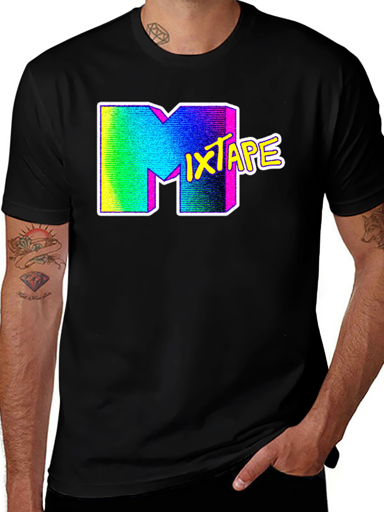 MTV Mixtape T-Shirt Retro Style Graphic Tee