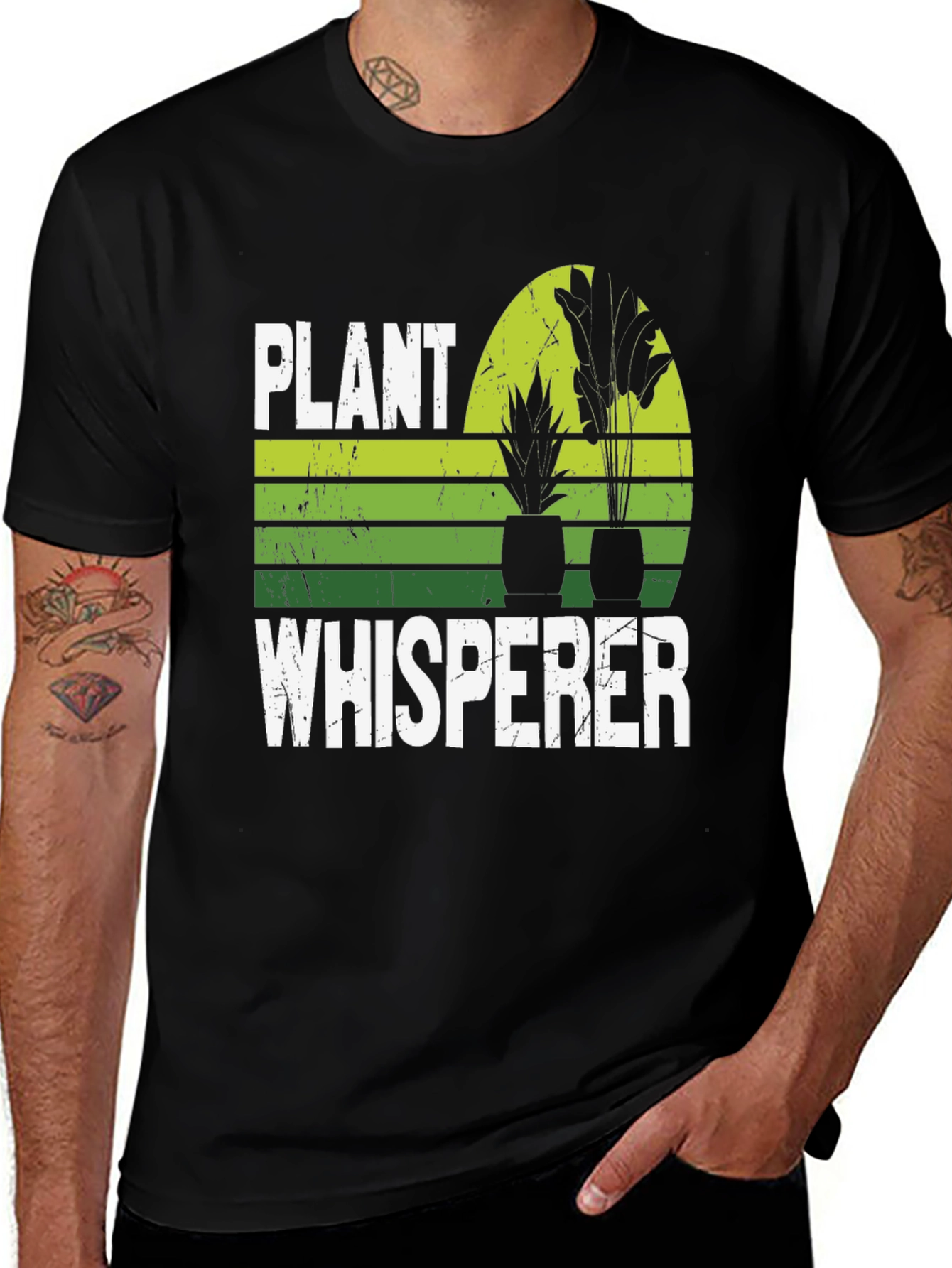 Variant 11 of Plant Whisperer Graphic T-Shirt - Gardening Gift
