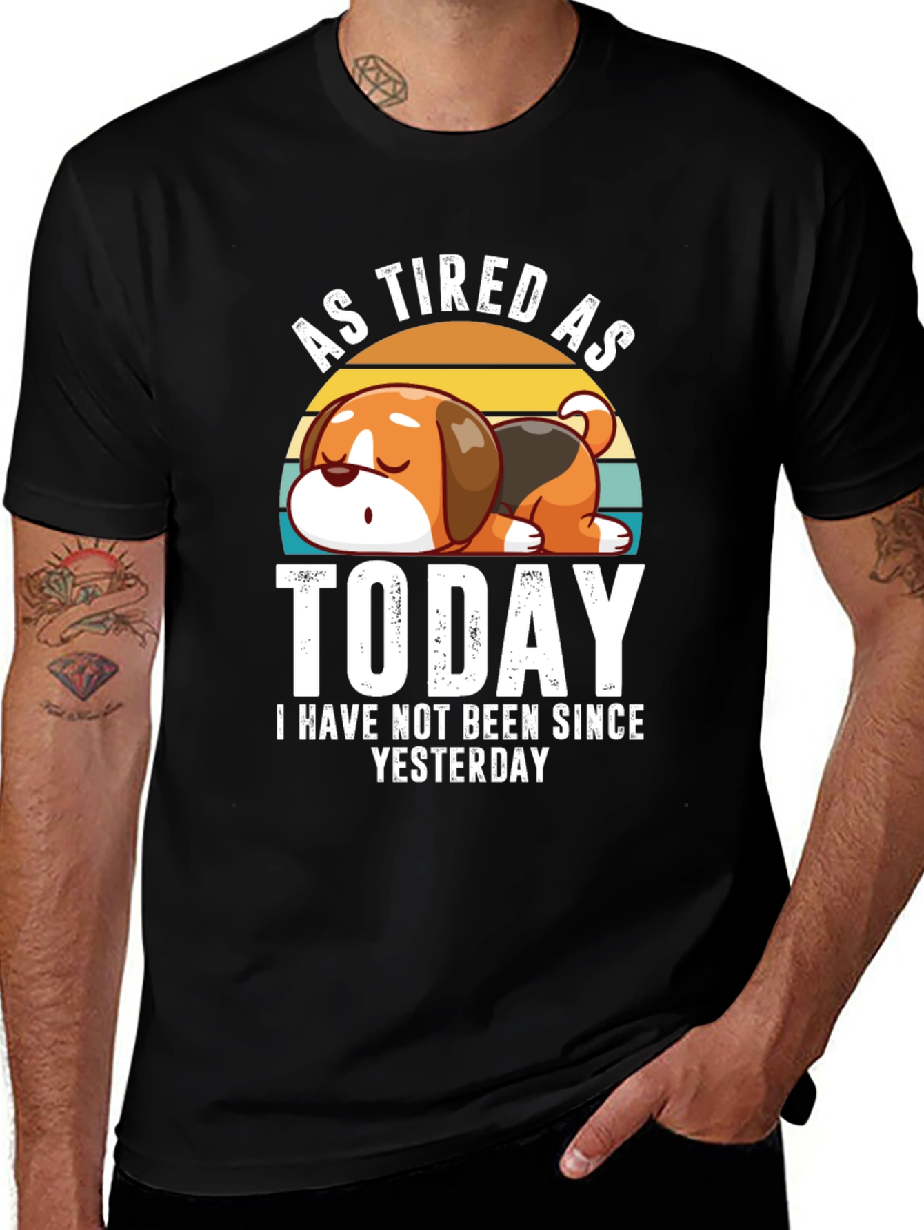 Variant 5 of As Tired As Today T-Shirt