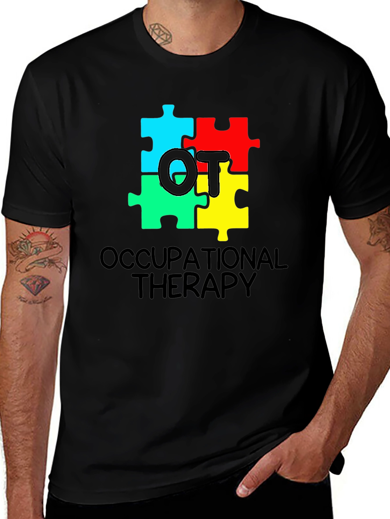 Variant 17 of OT Occupational Therapy Puzzle T-Shirt