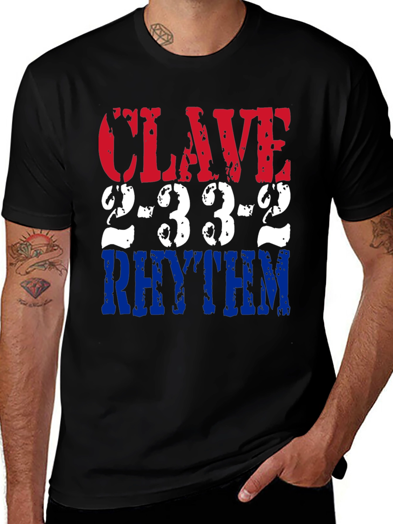 Variant 23 of Clave 2-3-3-2 Rhythm T-Shirt