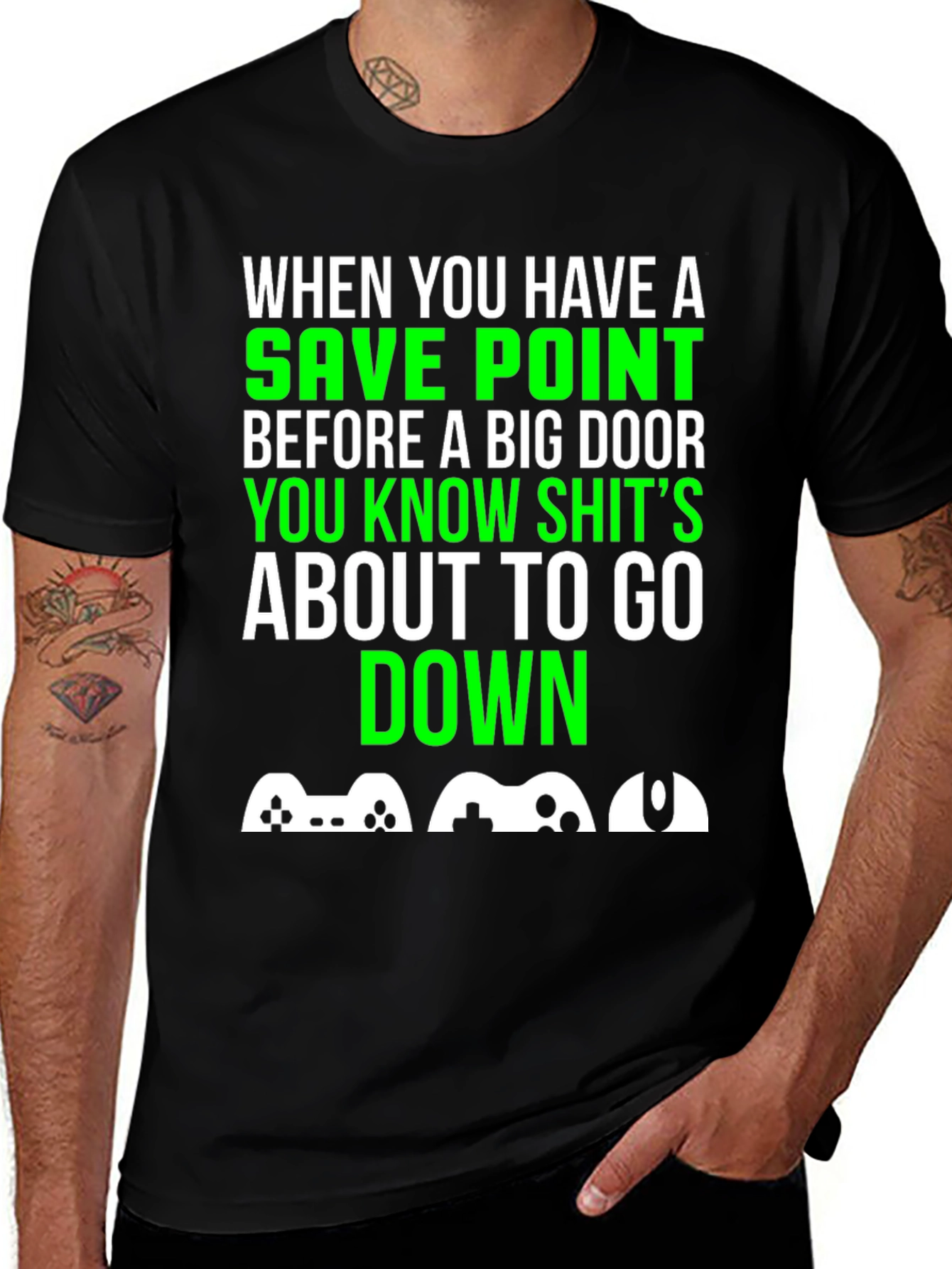 Variant 29 of Gamer Save Point T-Shirt