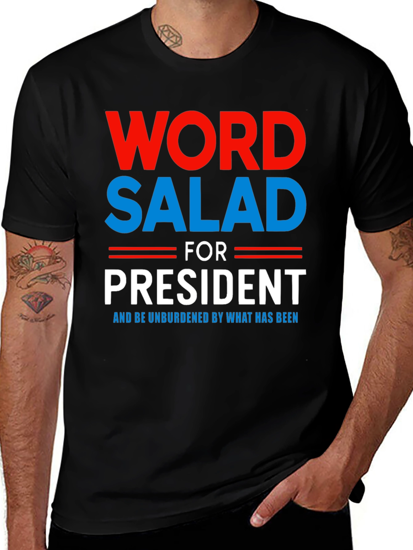 Variant 19 of Word Salad For President Graphic Tee