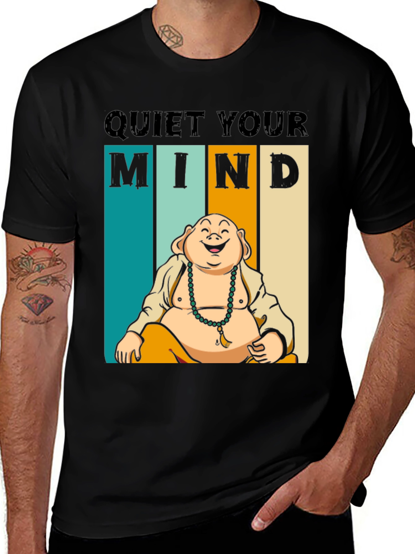 Quiet Your Mind Buddha Graphic Tee