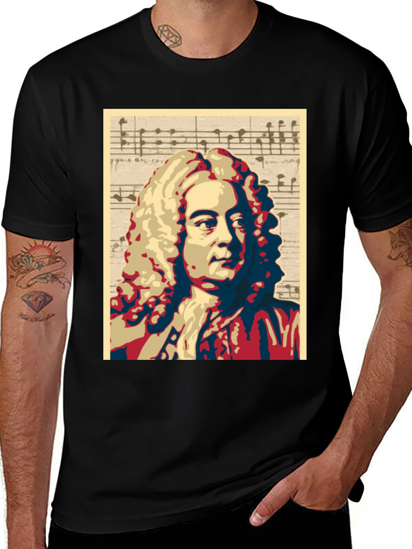 Variant 22 of Classical Composer Graphic Tee - Music Lover Shirt