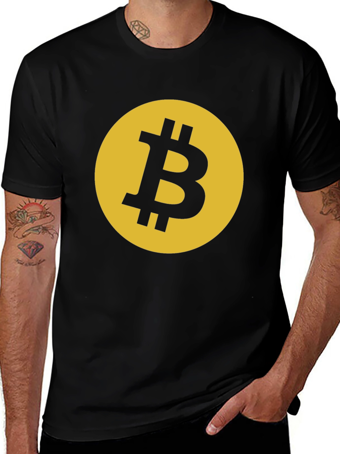 Bitcoin Crypto T-Shirt - Black BTC Tee
