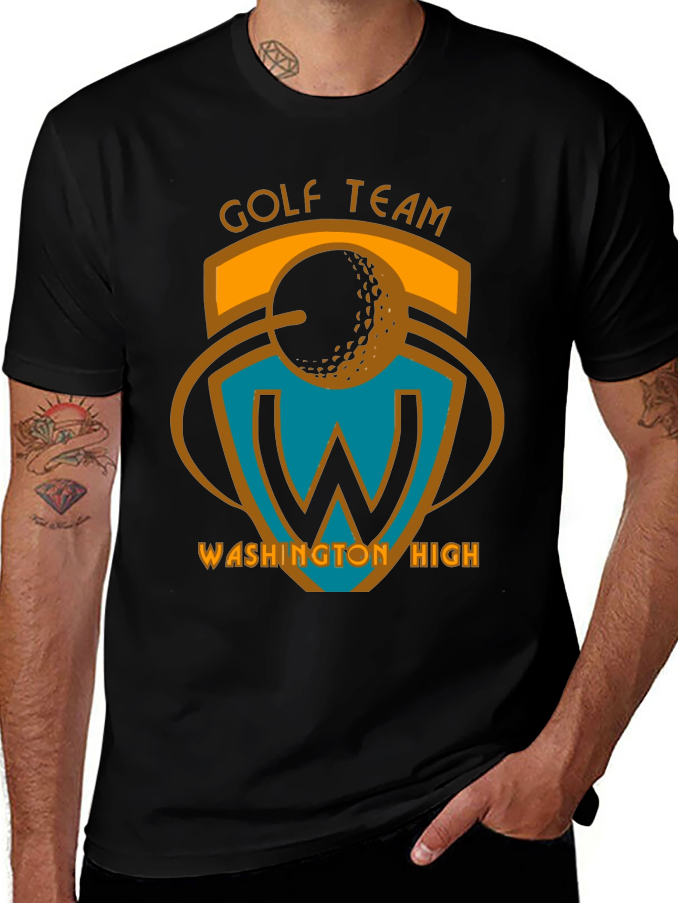 Variant 3 of Golf Team Washington High T-Shirt