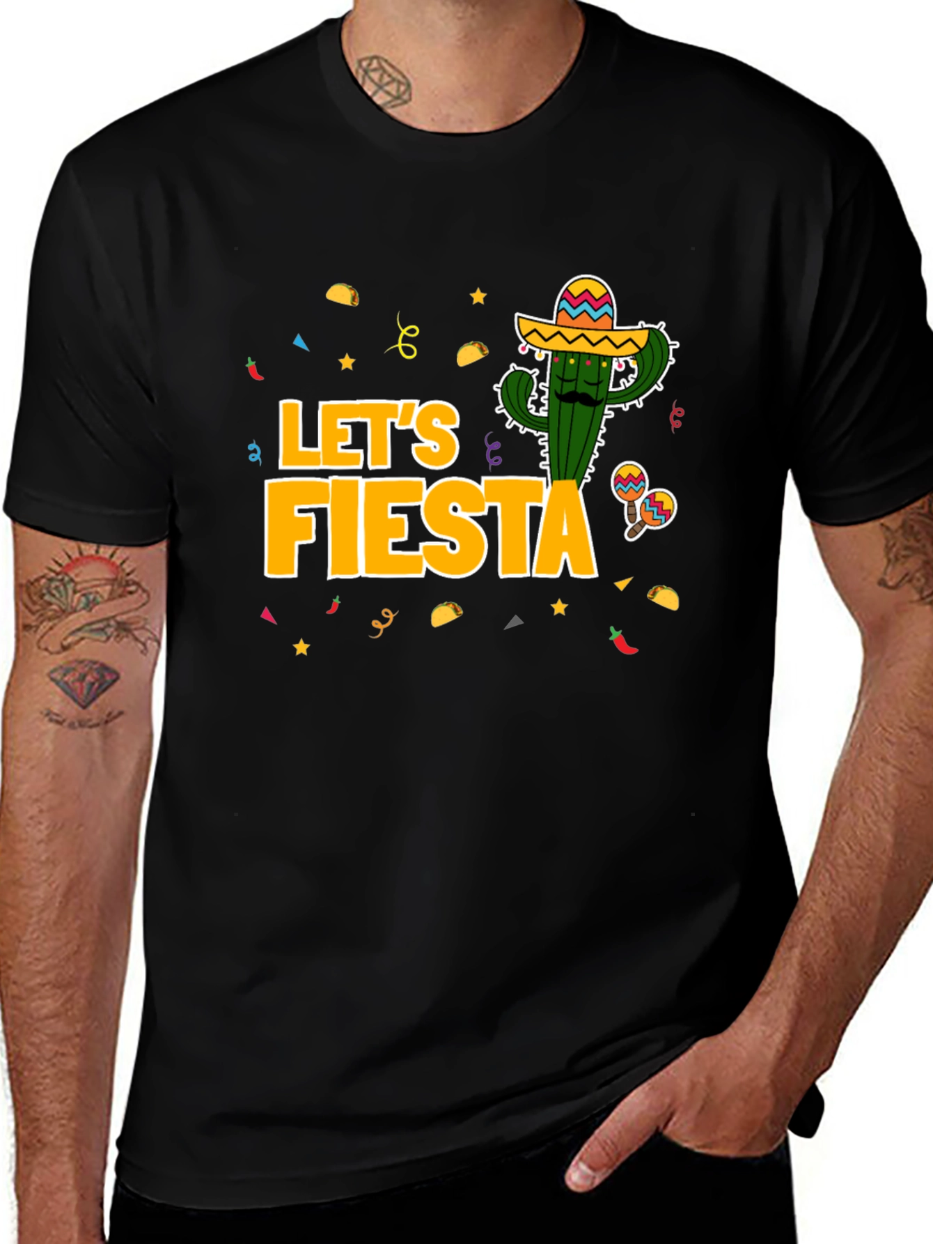Let's Fiesta Graphic T-Shirt