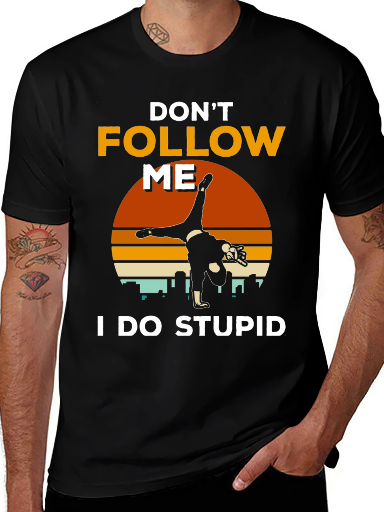Variant 20 of Don't Follow Me Men's Graphic Tee