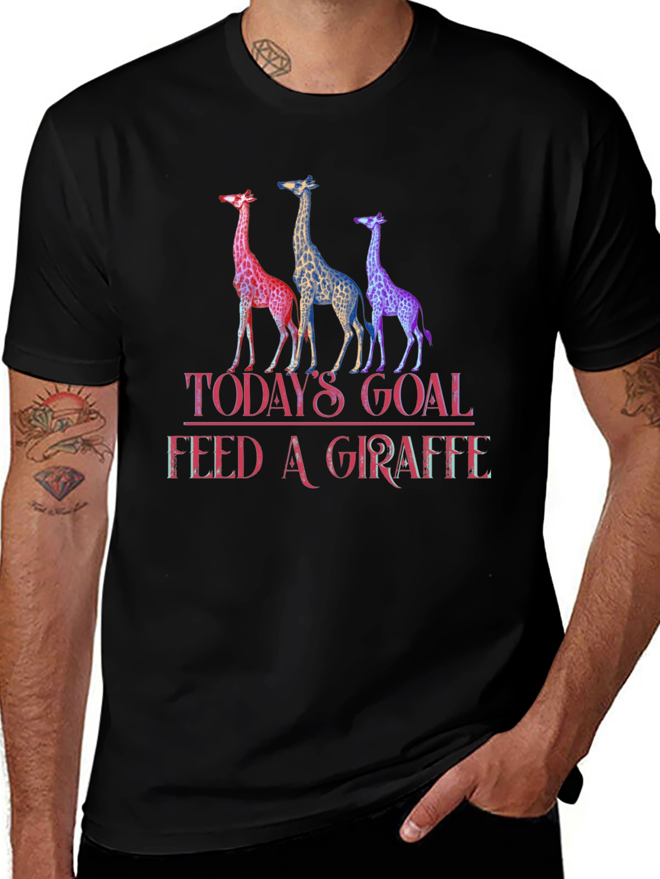 Variant 2 of Today's Goal Feed A Giraffe T-Shirt