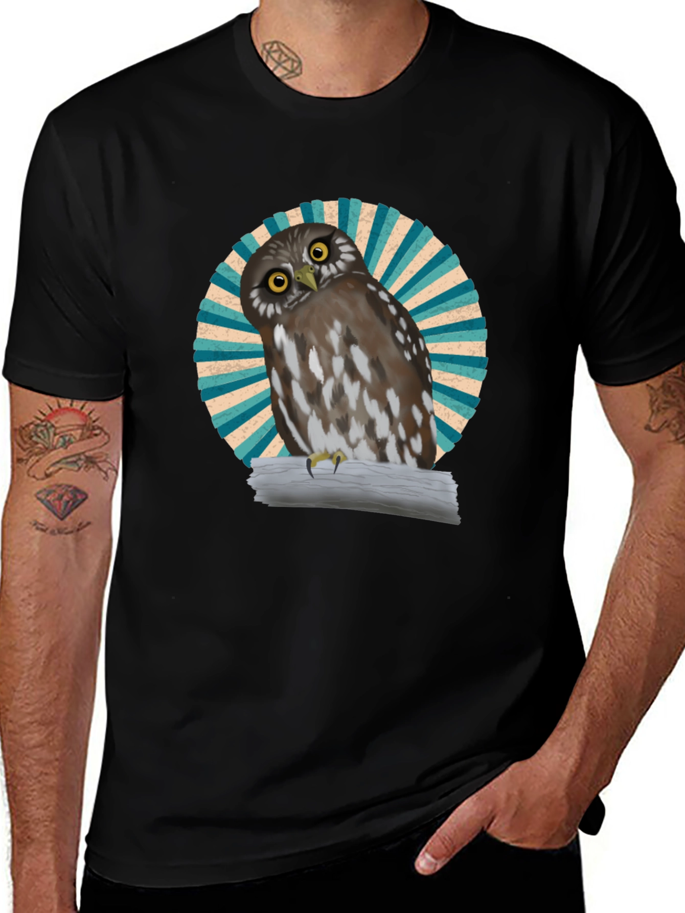 Variant 8 of Owl Graphic T-Shirt - Cool Bird Lover Tee