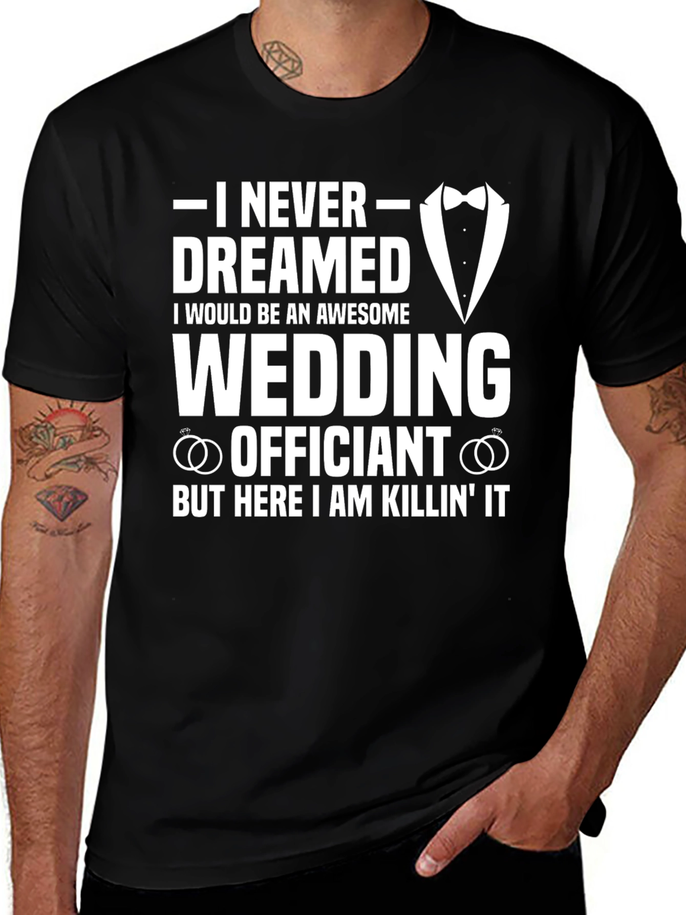 Awesome Wedding Officiant T-Shirt - Killin' It!