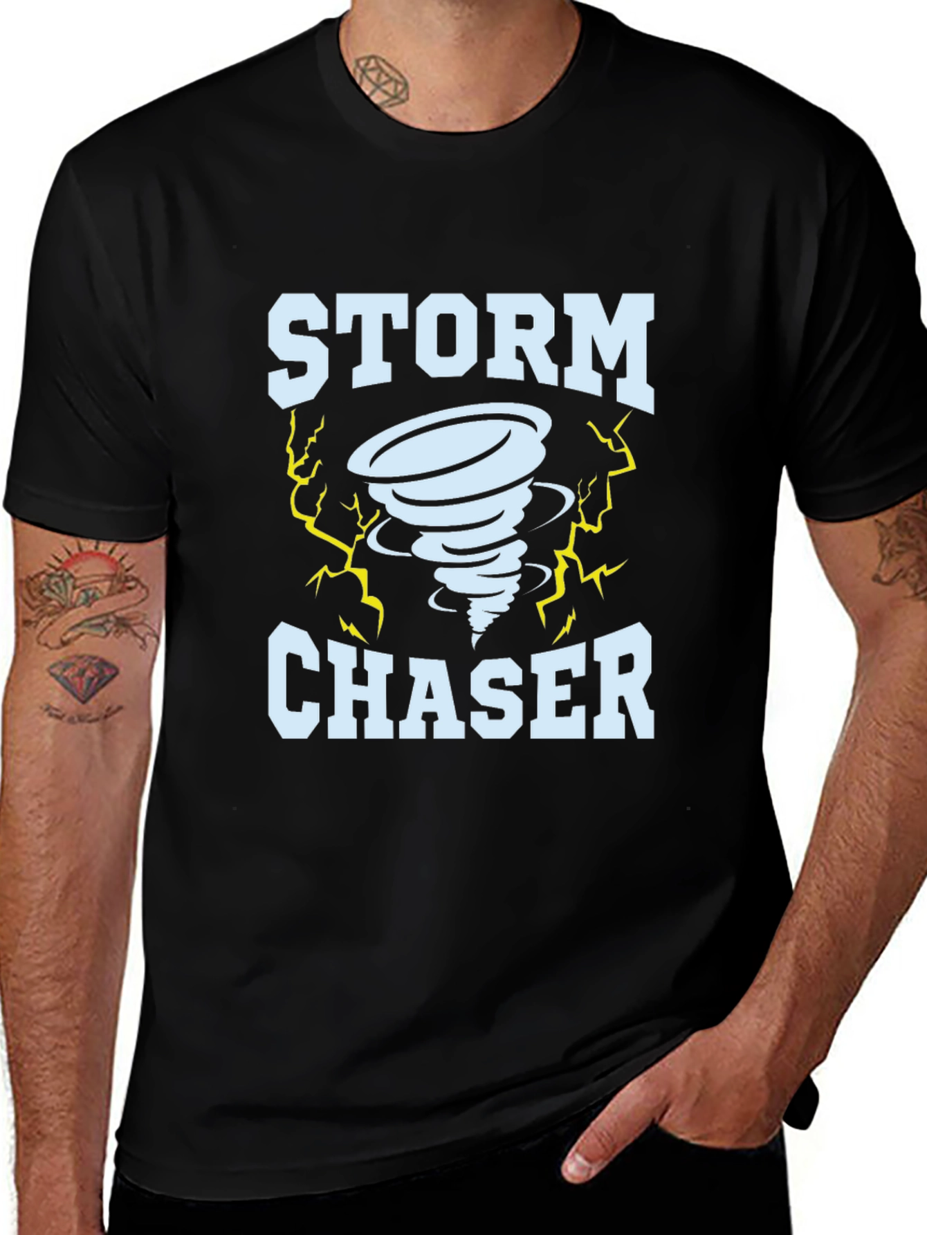 Variant 27 of Storm Chaser Graphic Tee - Weather Enthusiast T-Shirt