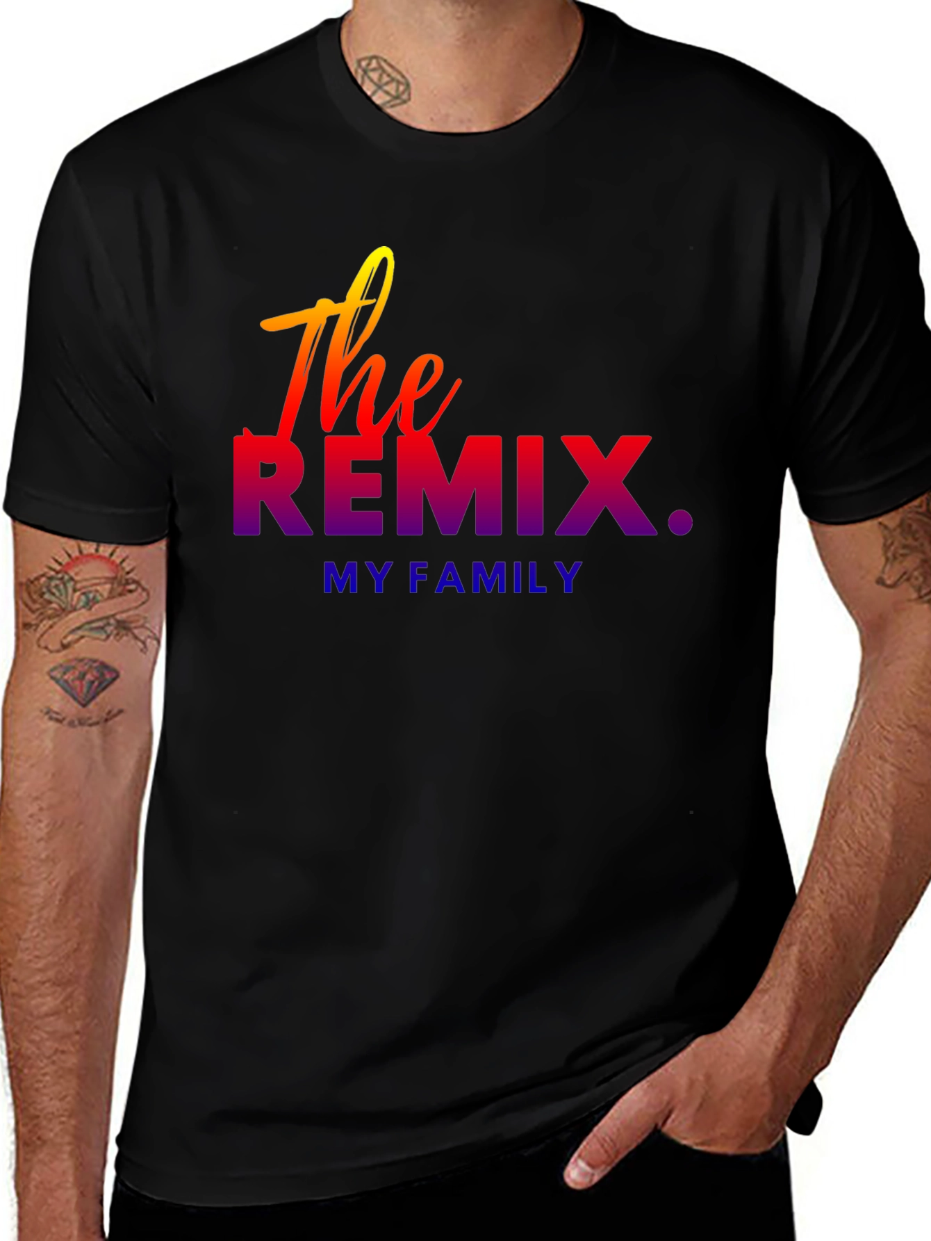 Variant 8 of The Remix Family T-Shirt - Stylish & Unique Design