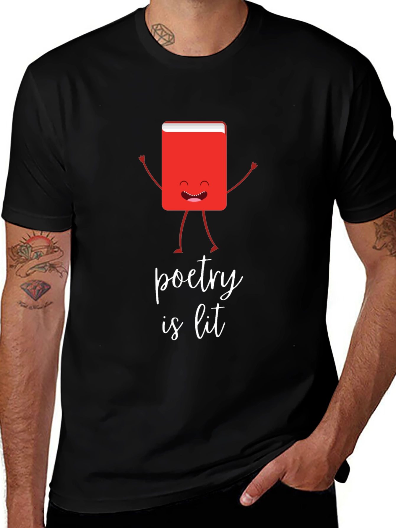 Poetry Is Lit Graphic T-Shirt