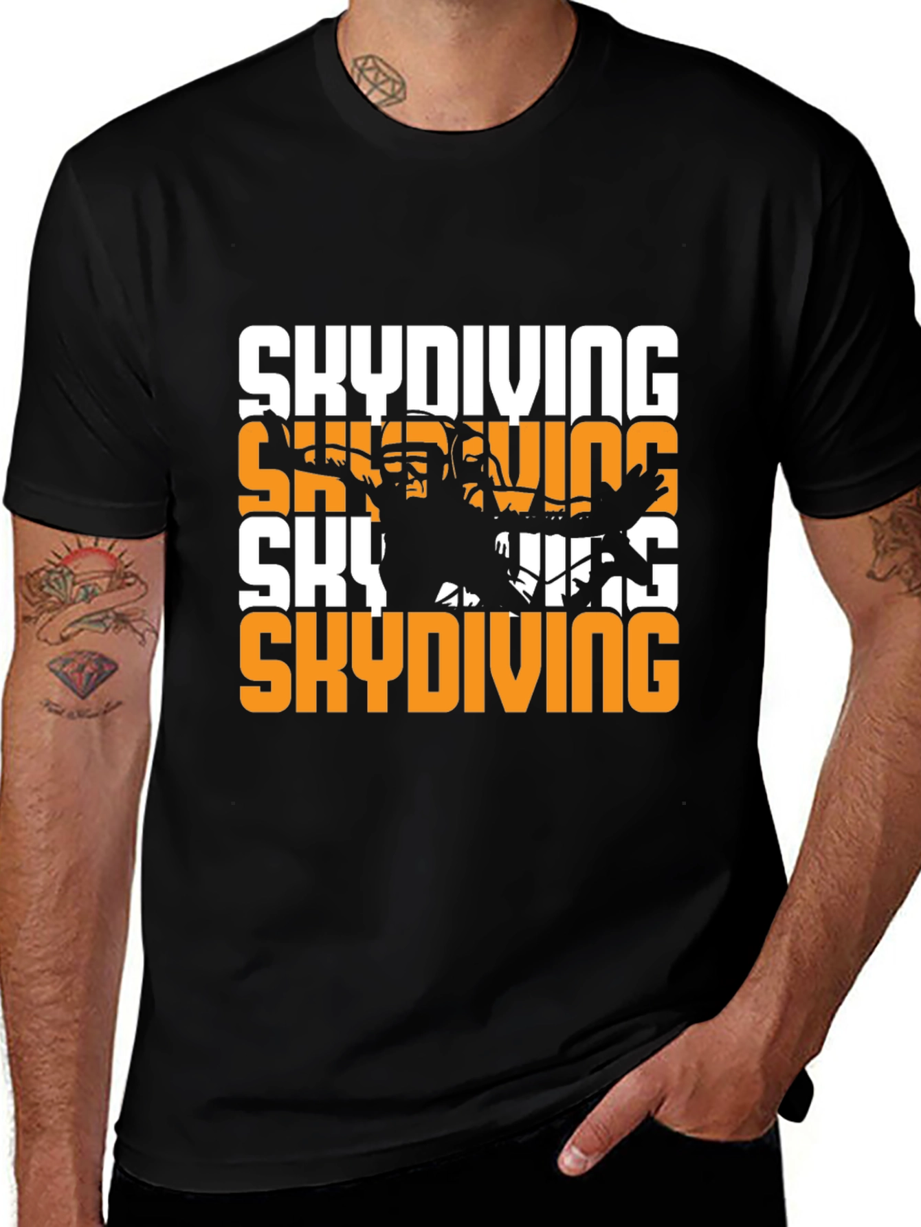 Variant 14 of Skydiving Graphic Tee - Extreme Sportswear