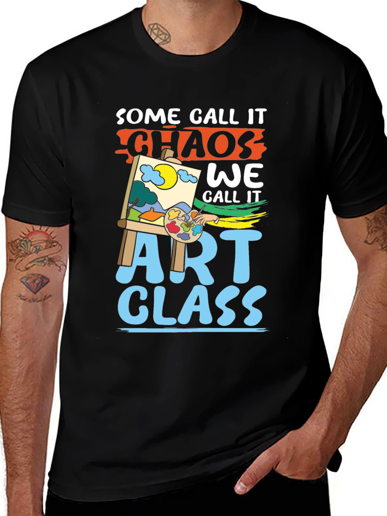 Variant 10 of Art Class Chaos T-Shirt - Funny Artist Tee