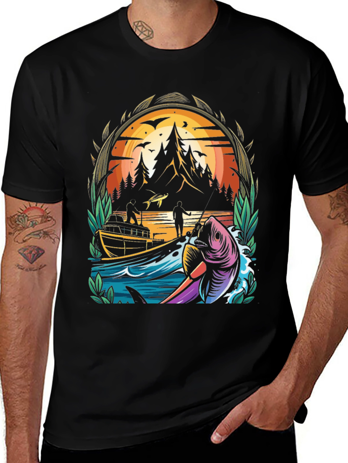 Variant 25 of Fishing Adventure Graphic Tee