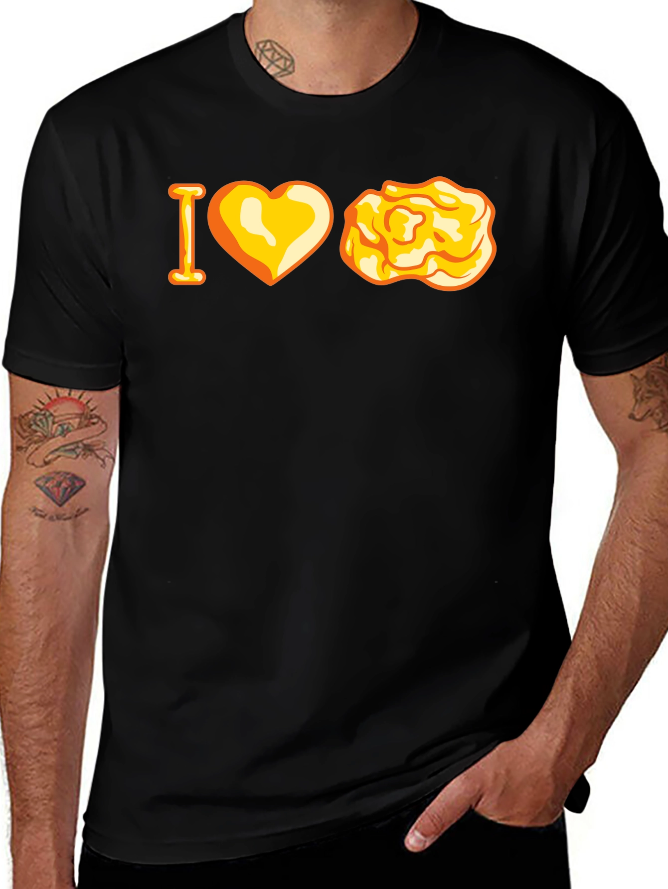 Variant 7 of I Heart Popcorn T-Shirt - Casual Graphic Tee