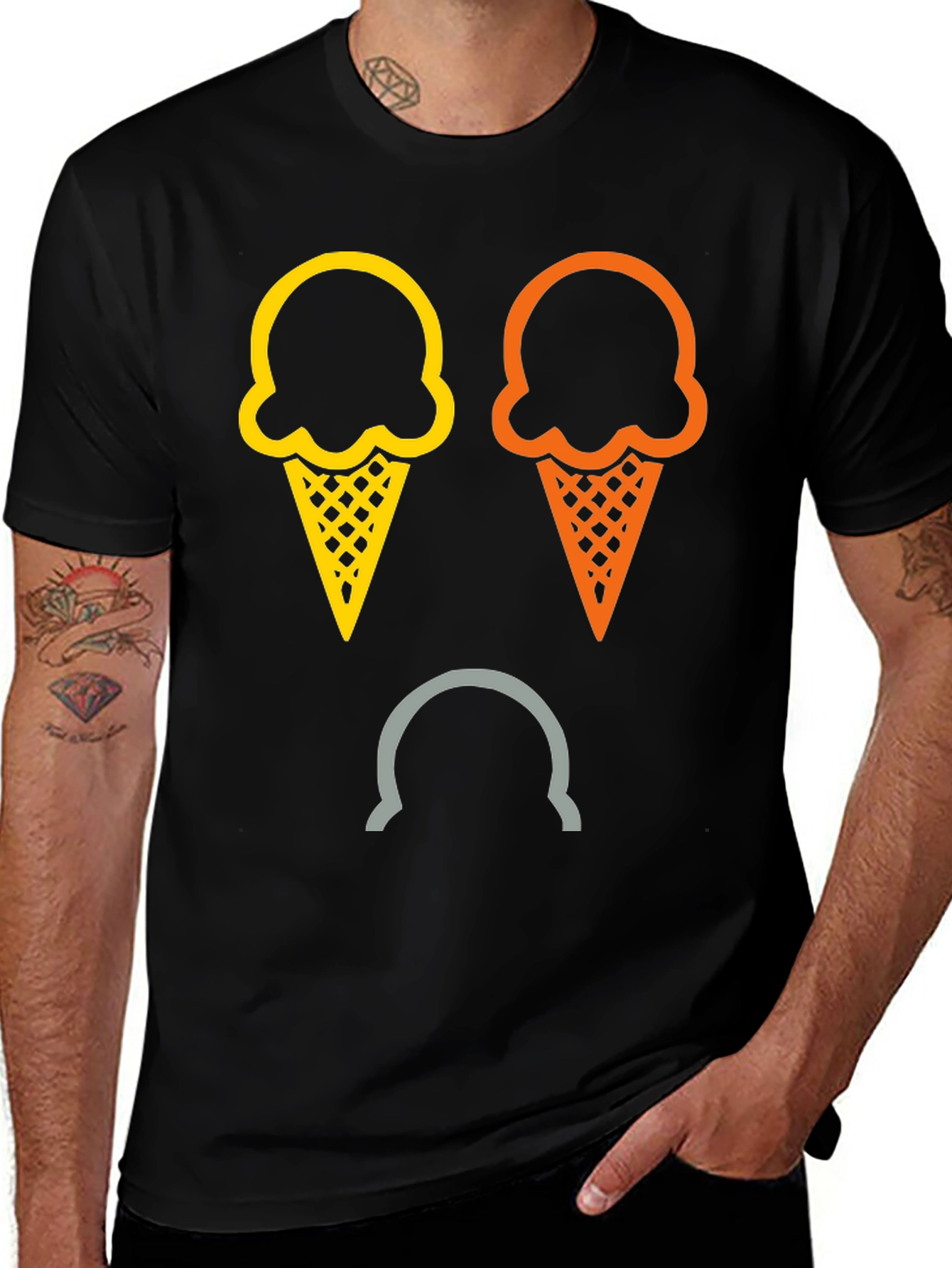 Variant 18 of Sad Ice Cream T-Shirt