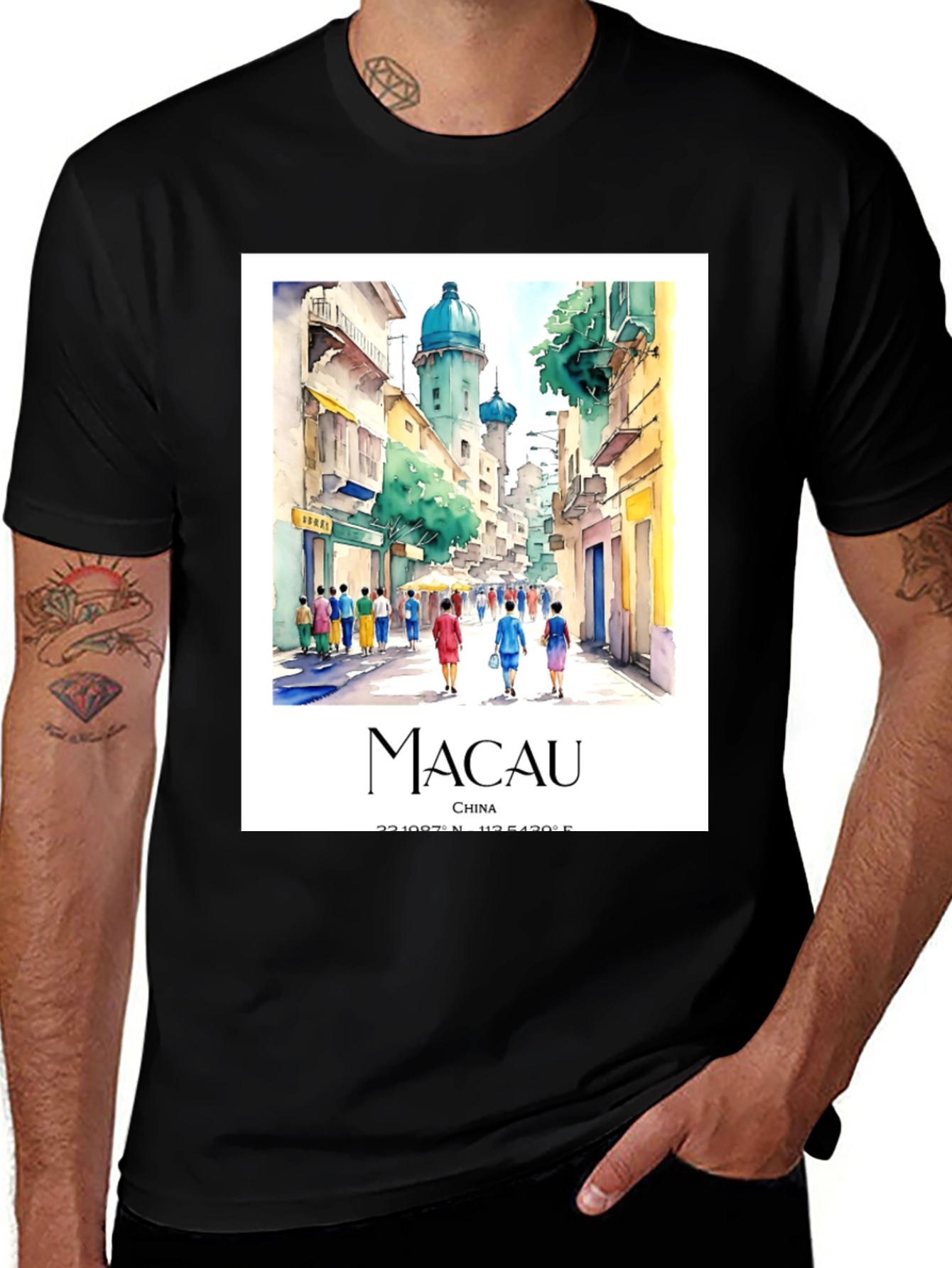 Macau China Travel T-Shirt