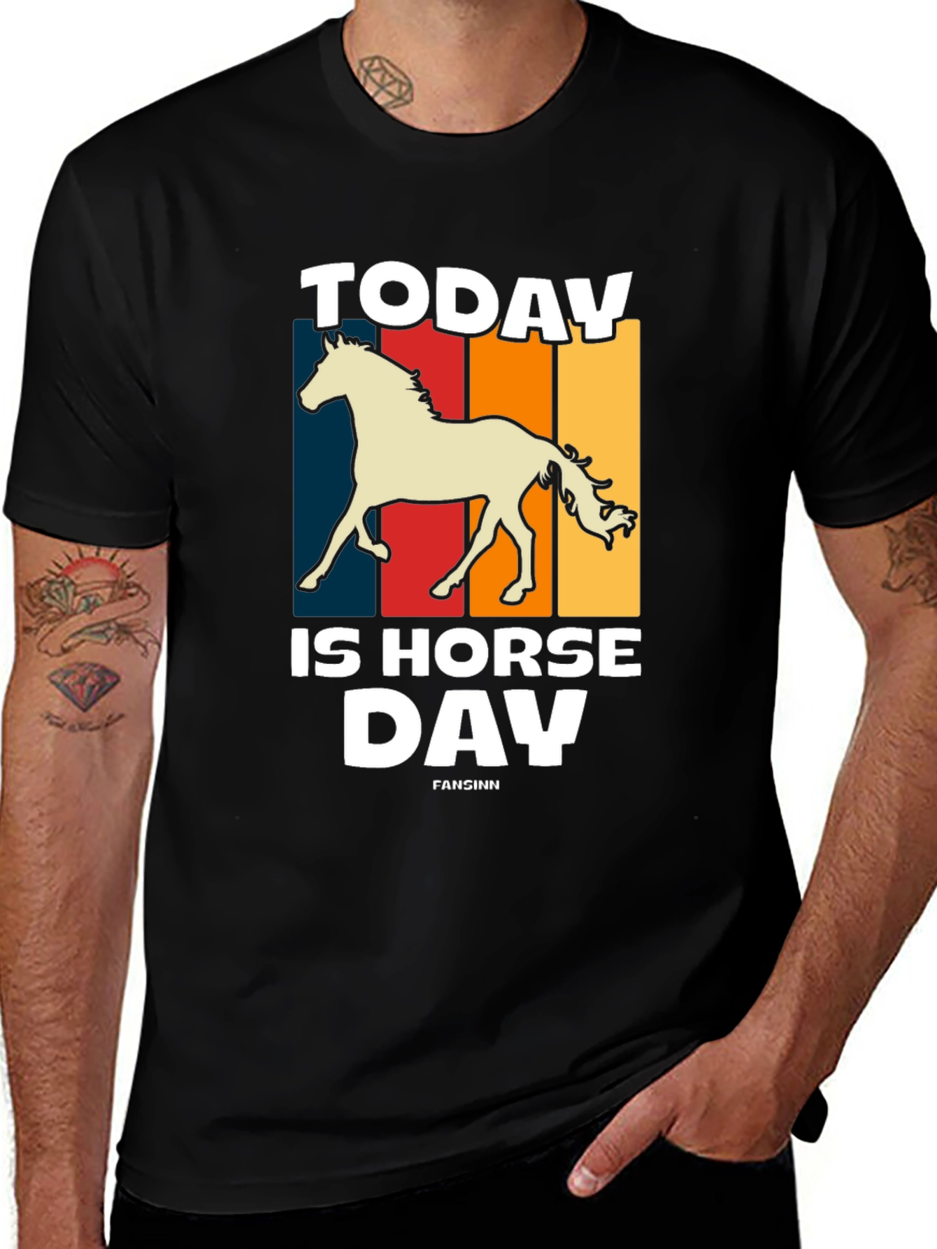 Variant 12 of Today Is Horse Day Graphic Tee